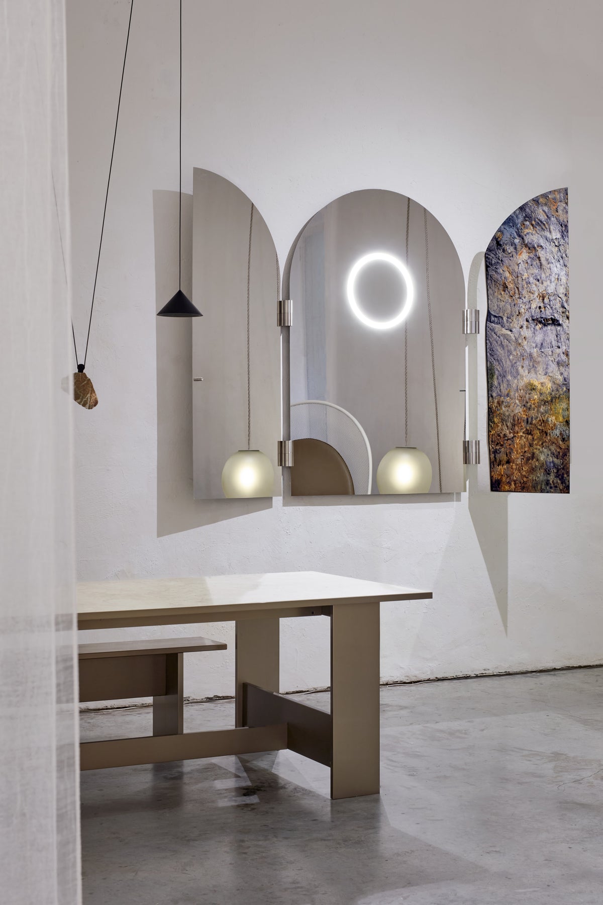 Triptych XL, stainless steel mirror by Jesse Visser Designprojects | The Oblist