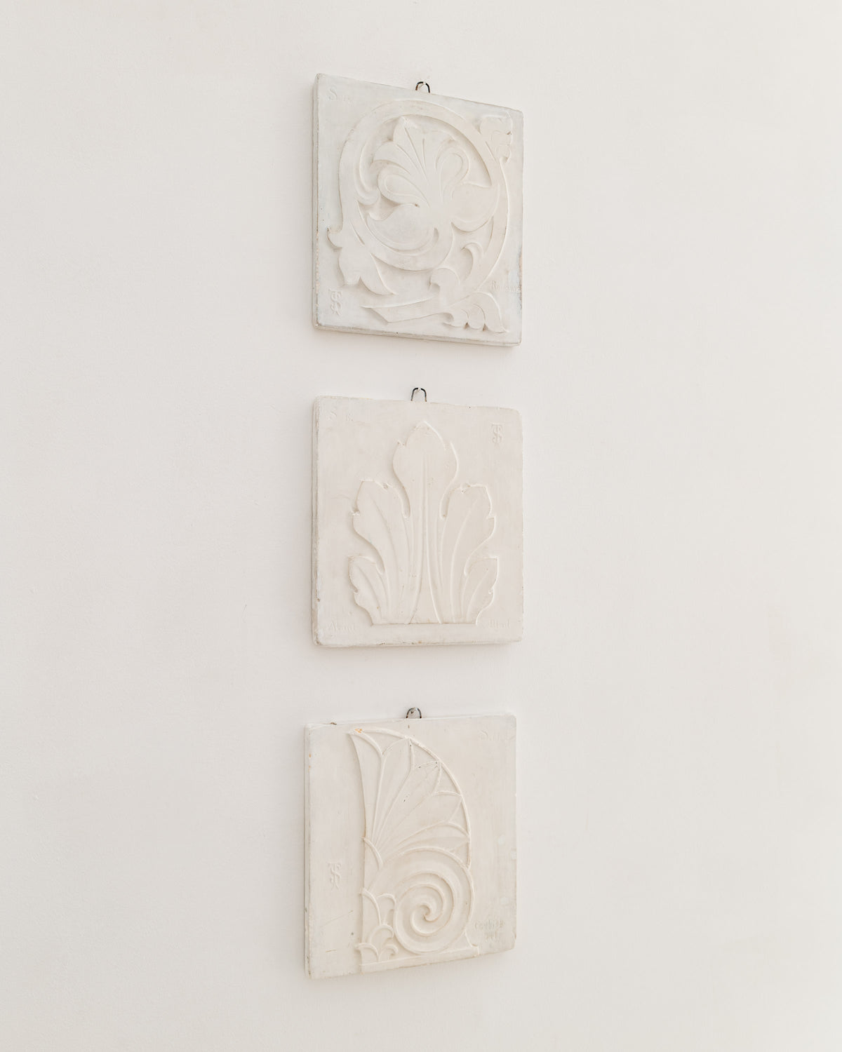 Plaster Relief Plaques Tekniska Skolan 1880-1910 — detail view