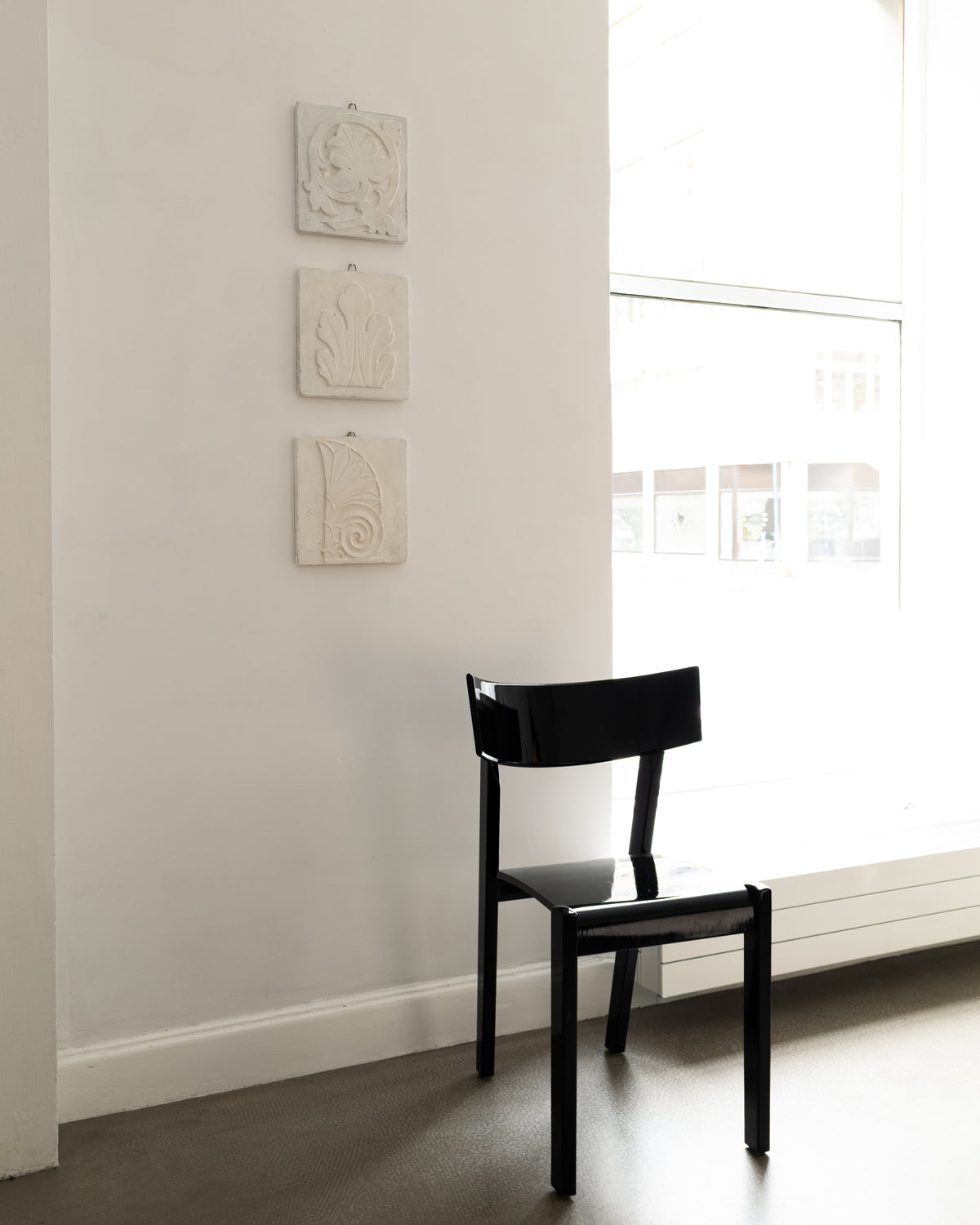 Plaster Relief Plaques Tekniska Skolan 1880-1910 — side angle