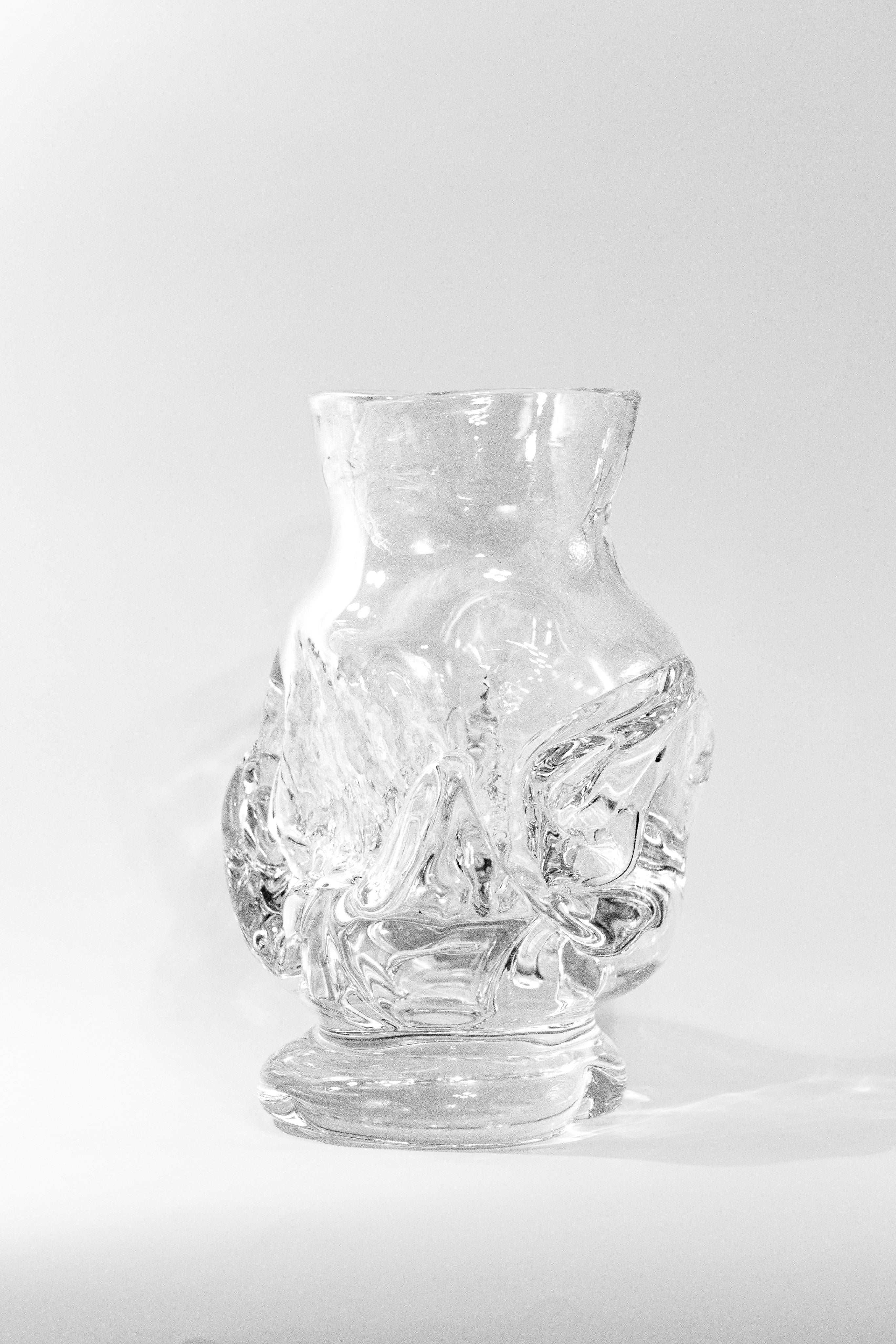 Organically Shaped Hand-blown Vase by Szkło Studio | The Oblist