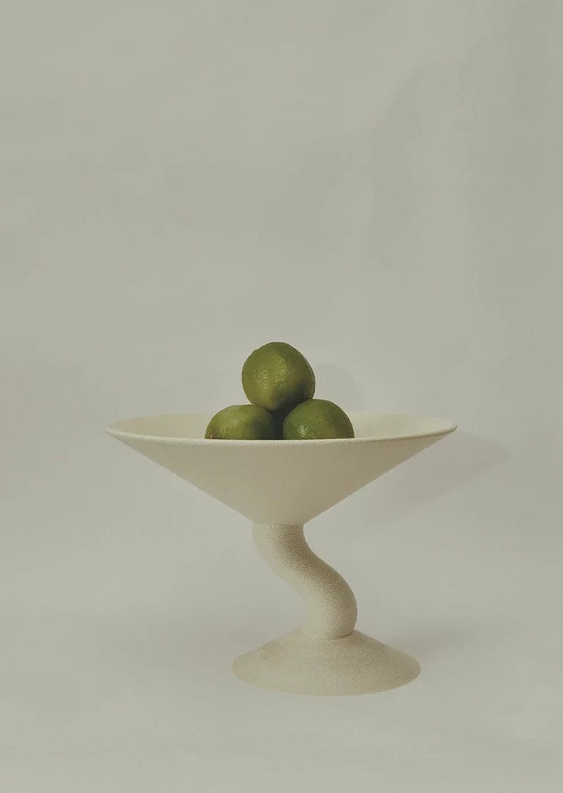 Wavy Fruit Stand by Argot Studio | The Oblist — handcrafted ceramic, neutral color