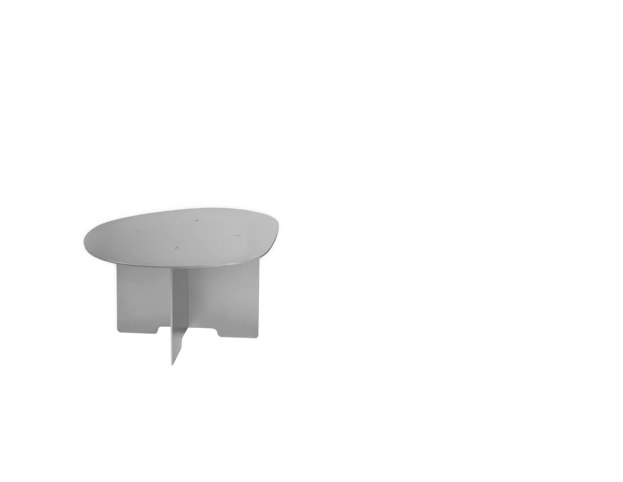 Table basse - 1.0 - Acier inoxydable