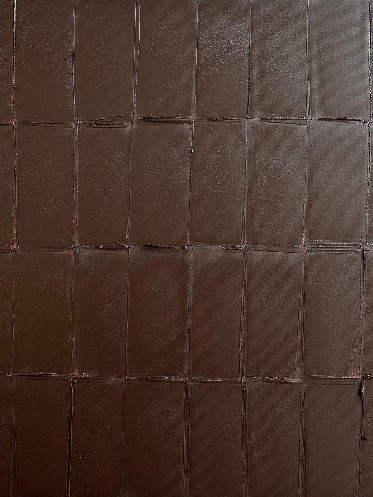 'Burnt Umber - Strokes' Painting