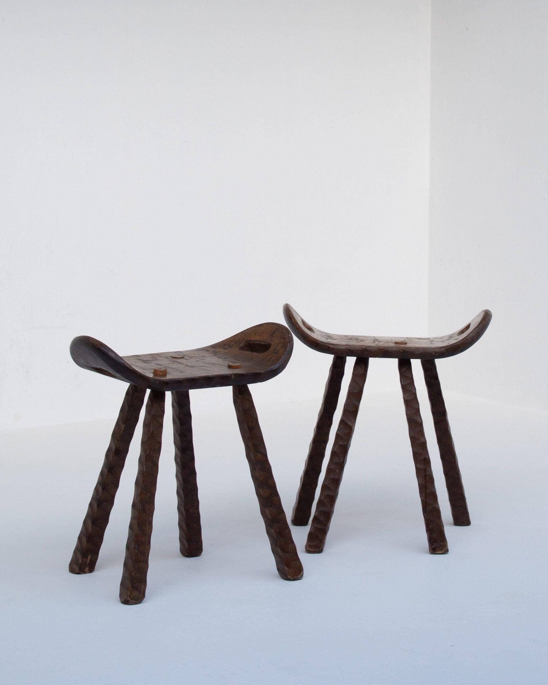 Set of Brutalist Stools