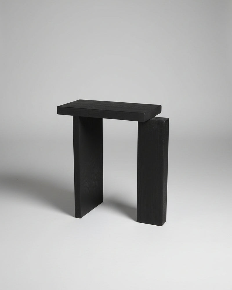 PERFORMACE SIDE TABLE IN BURNT OAK by STUDIO TORBINA | The Oblist