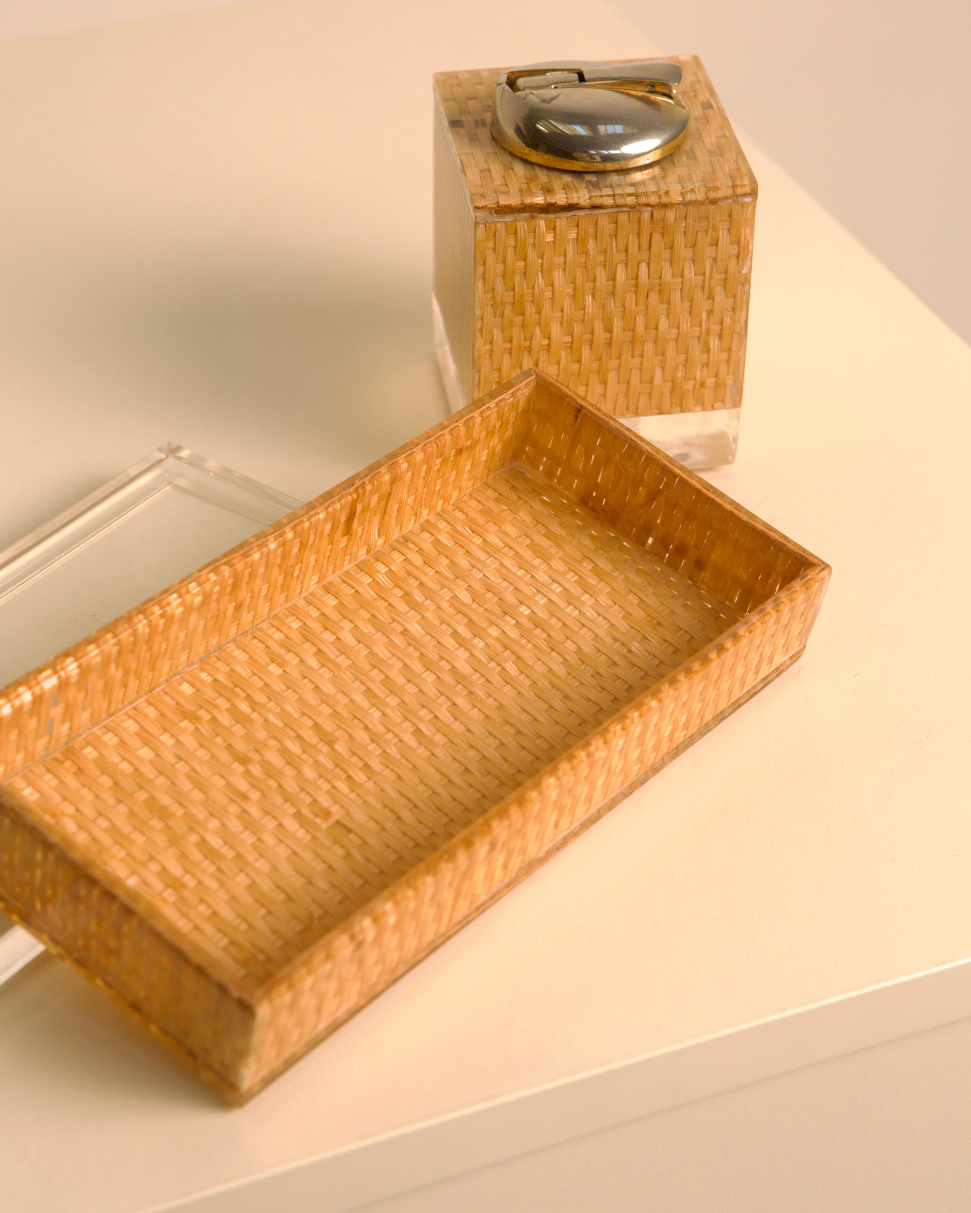 Italian Table Lighter and Box Set 70s