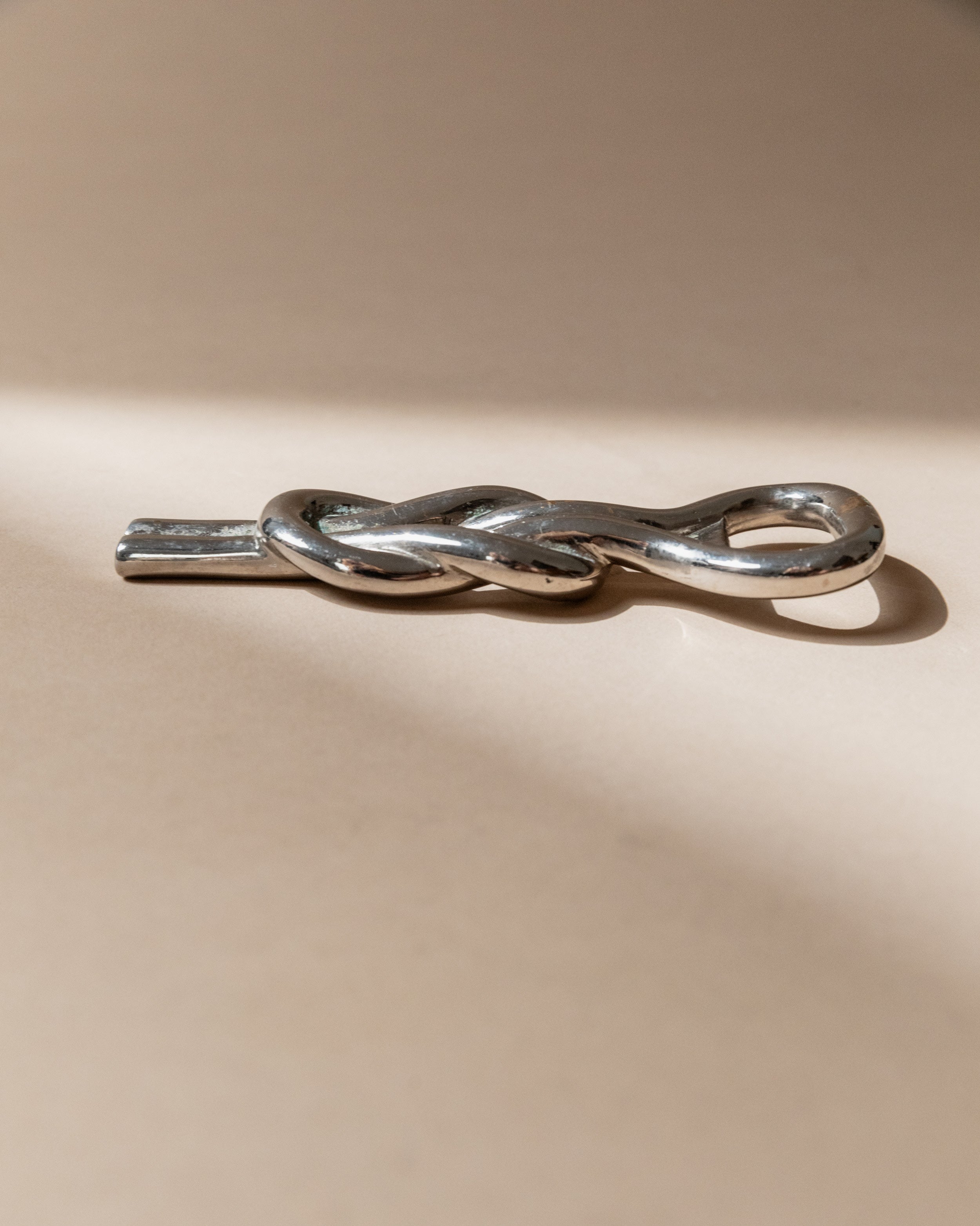 Ouvre-bouteille plaqué argent, Italie, années 1960