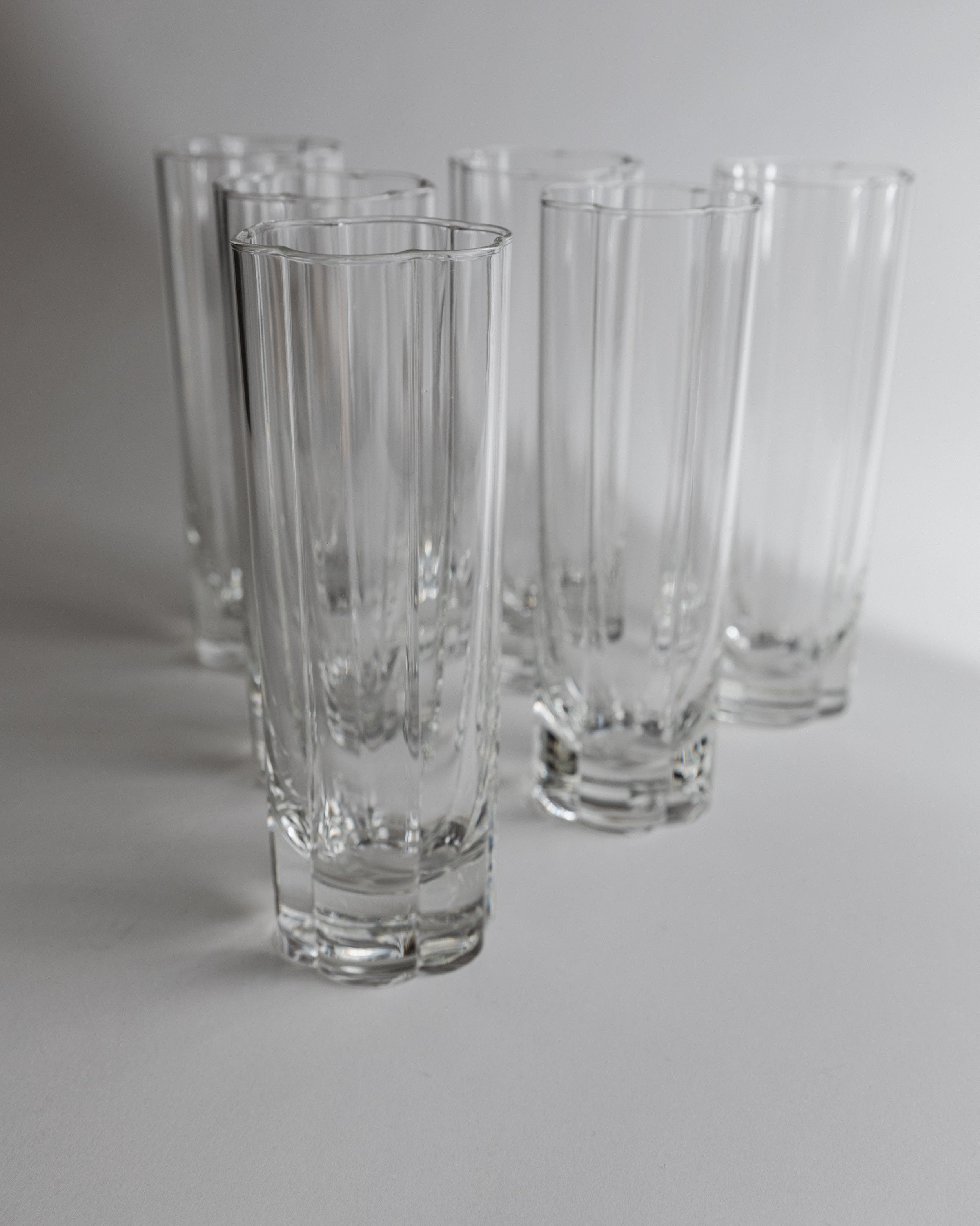 Ensemble de verres à boire de 6, Italie années 1980