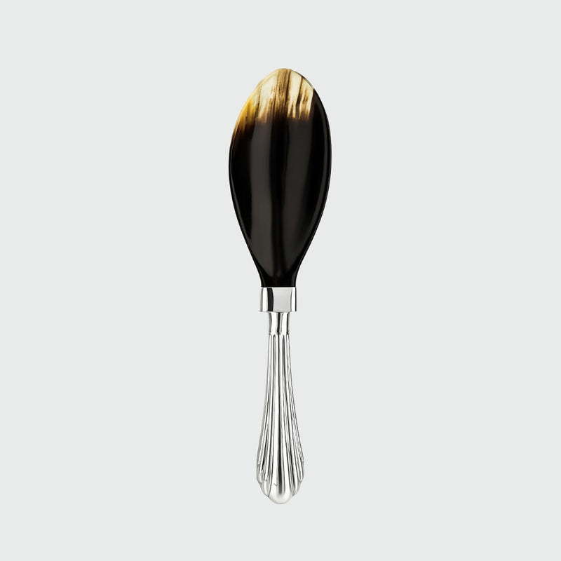 Horn Salad Spoon by Tavares 1922 | The Oblist — handcrafted horn and stainless steel