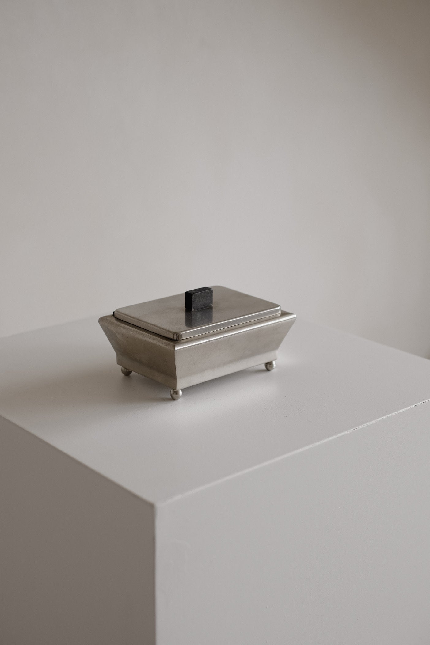Art Deco Stainless Steel Box, 1930s  — additional view