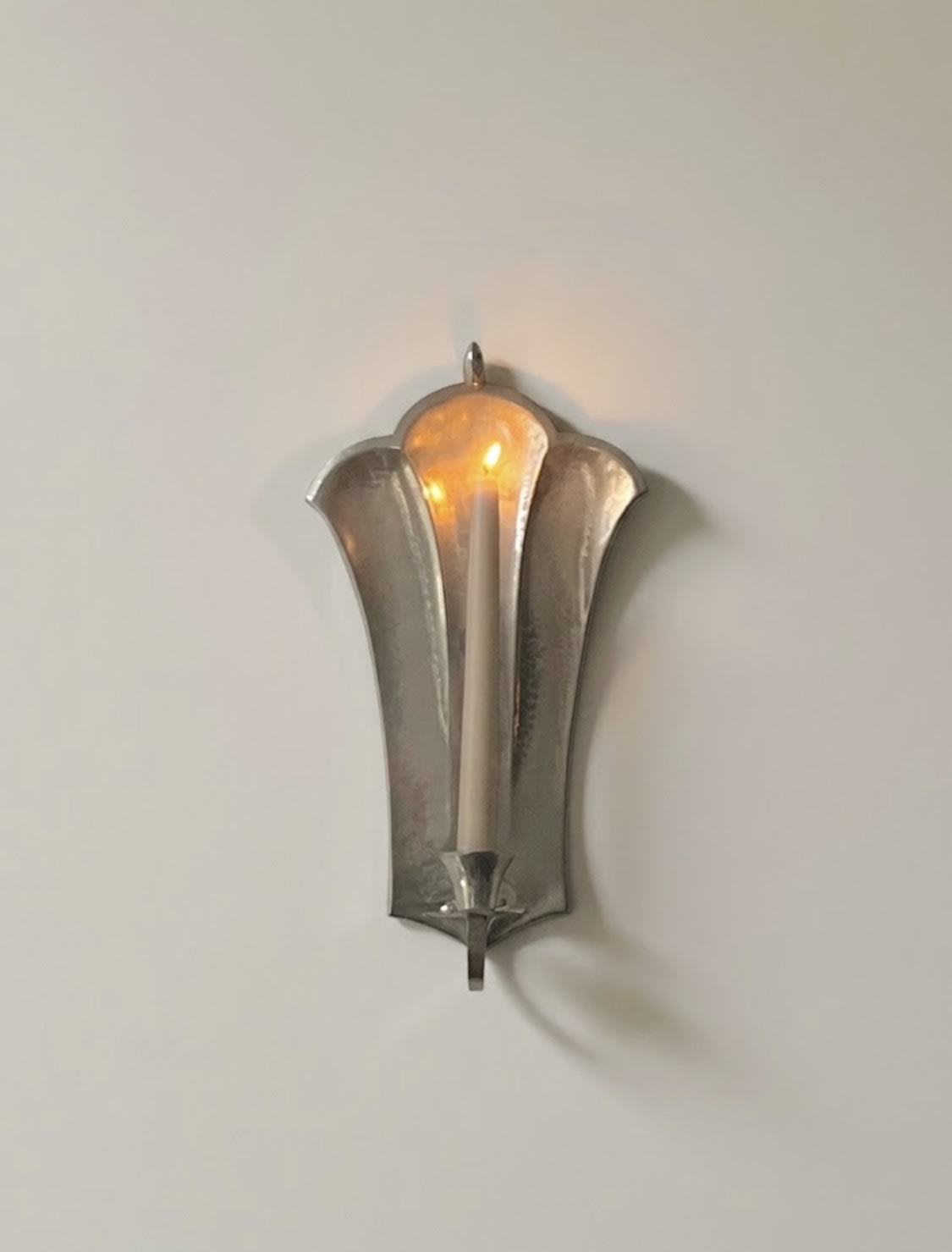 Pair of Swedish Art Deco Wall Sconces, 1930s — detail view