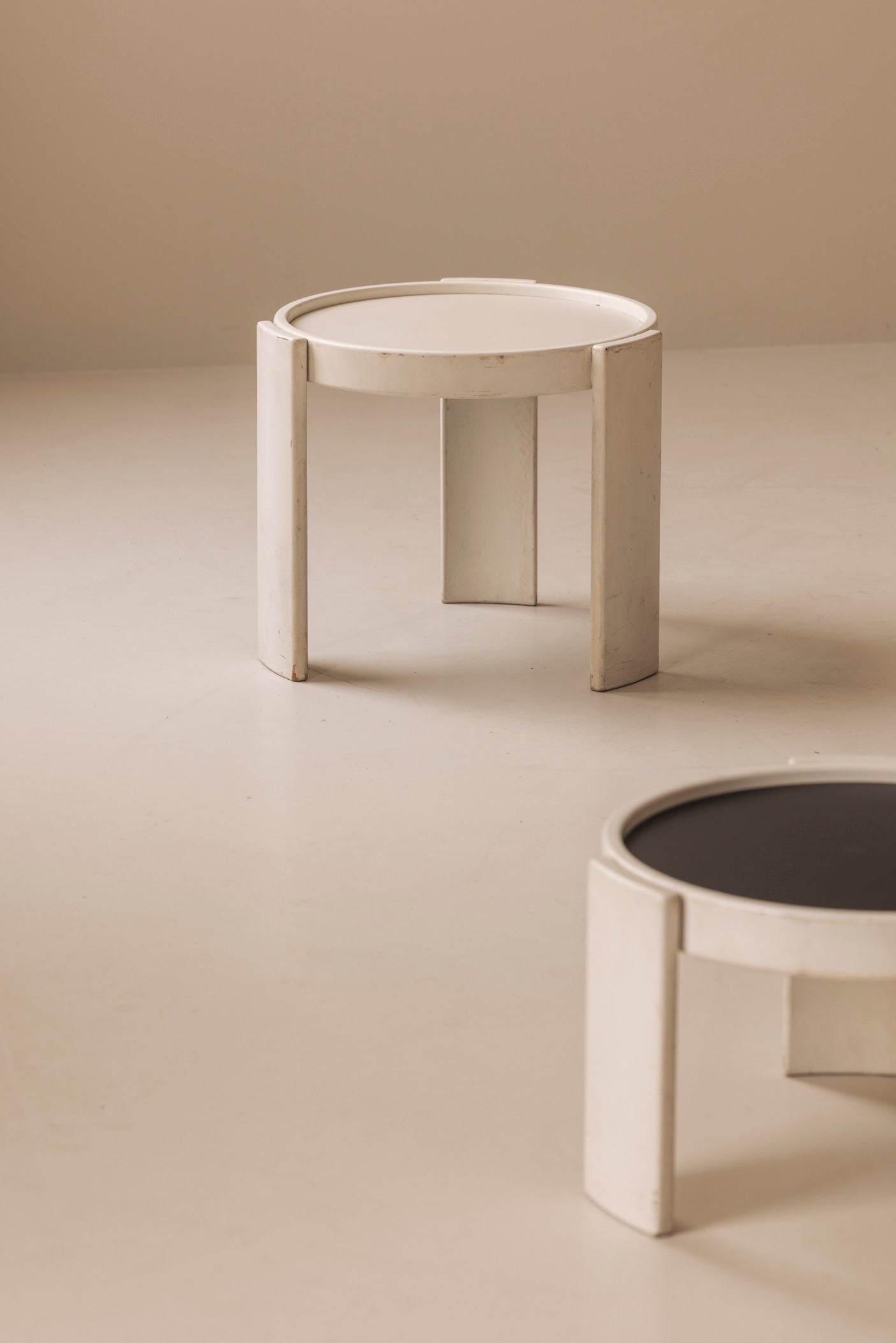 Model 780 side tables by Gianfranco Frattini for Cassina, Italy 1960s — lifestyle setting