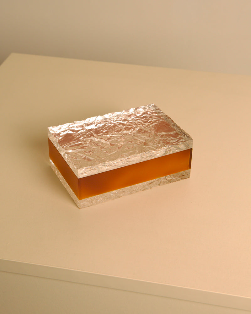 Italian Box in Smoked Plexiglass by Treaptyque | The Oblist — modern smoked plexiglass design