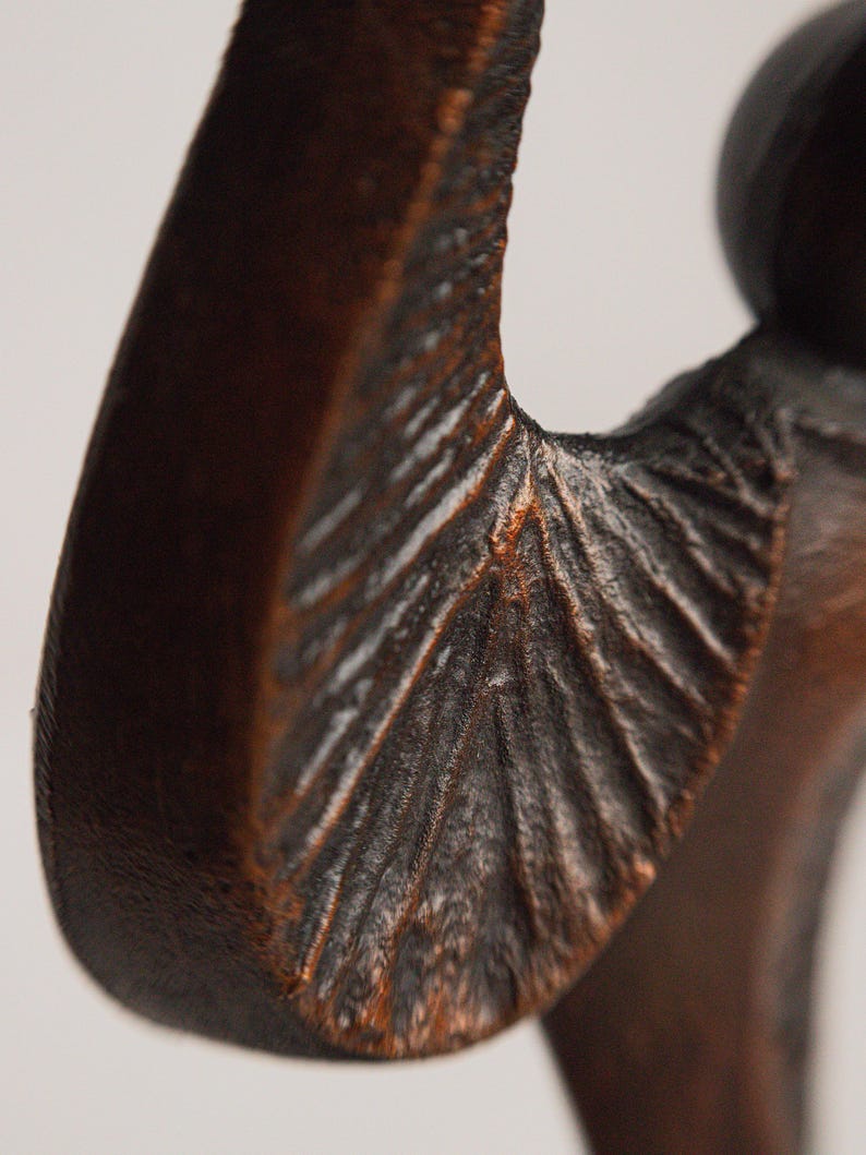 Vintage Polish Metal Candle Holders 1970s- Set of 3 — back view highlighting textured metal finish