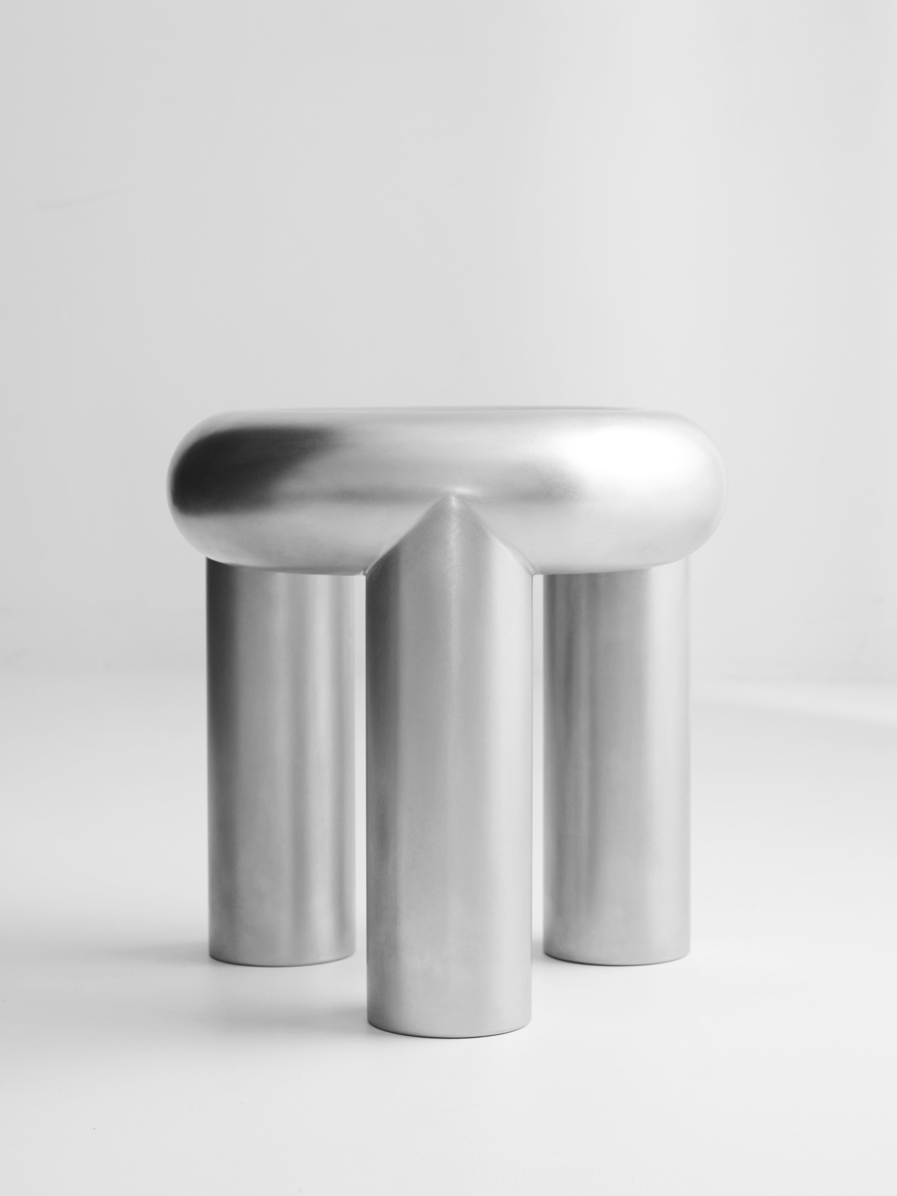 Chunk Stool — side angle