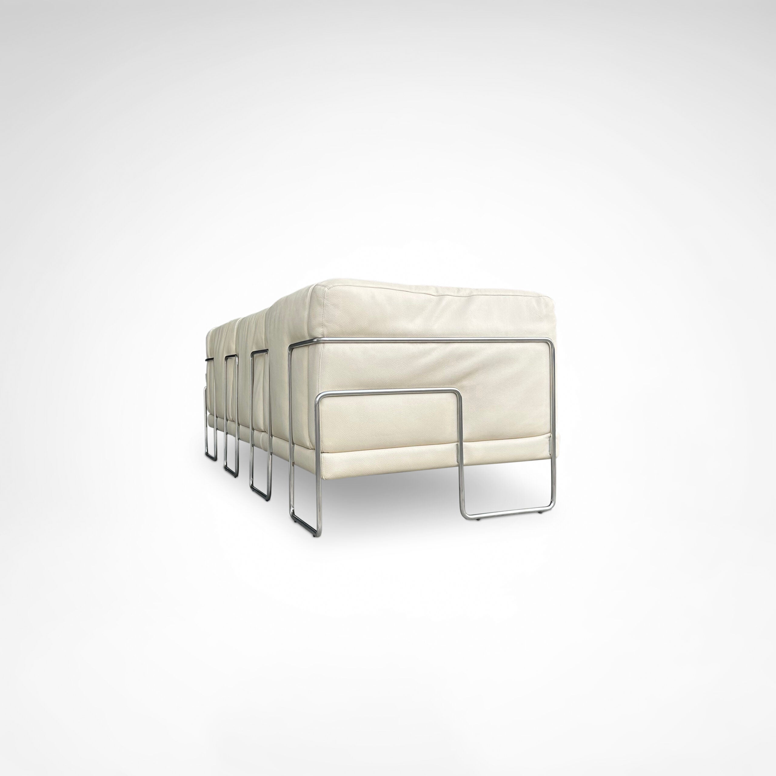 Pen Club 3-Seater Sofa by Kwok Hoi Chan for Steiner France, 1980s — view 9