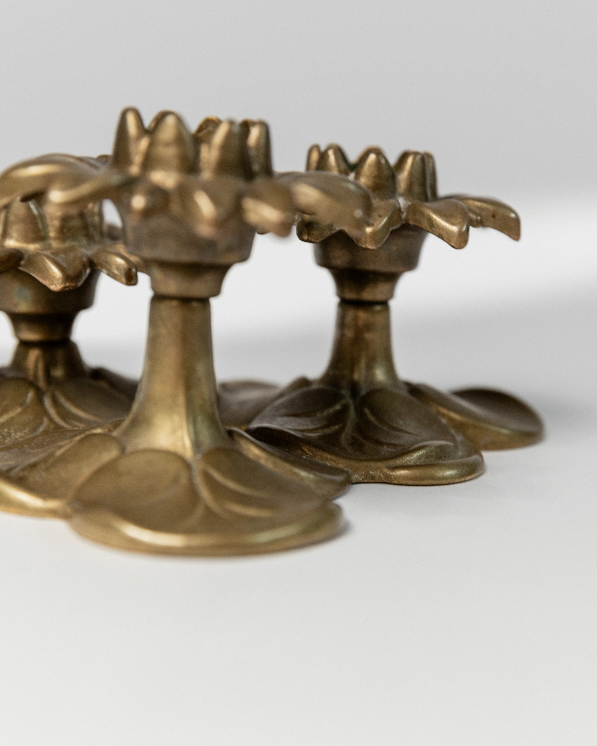 Brass Candleholder 1930s