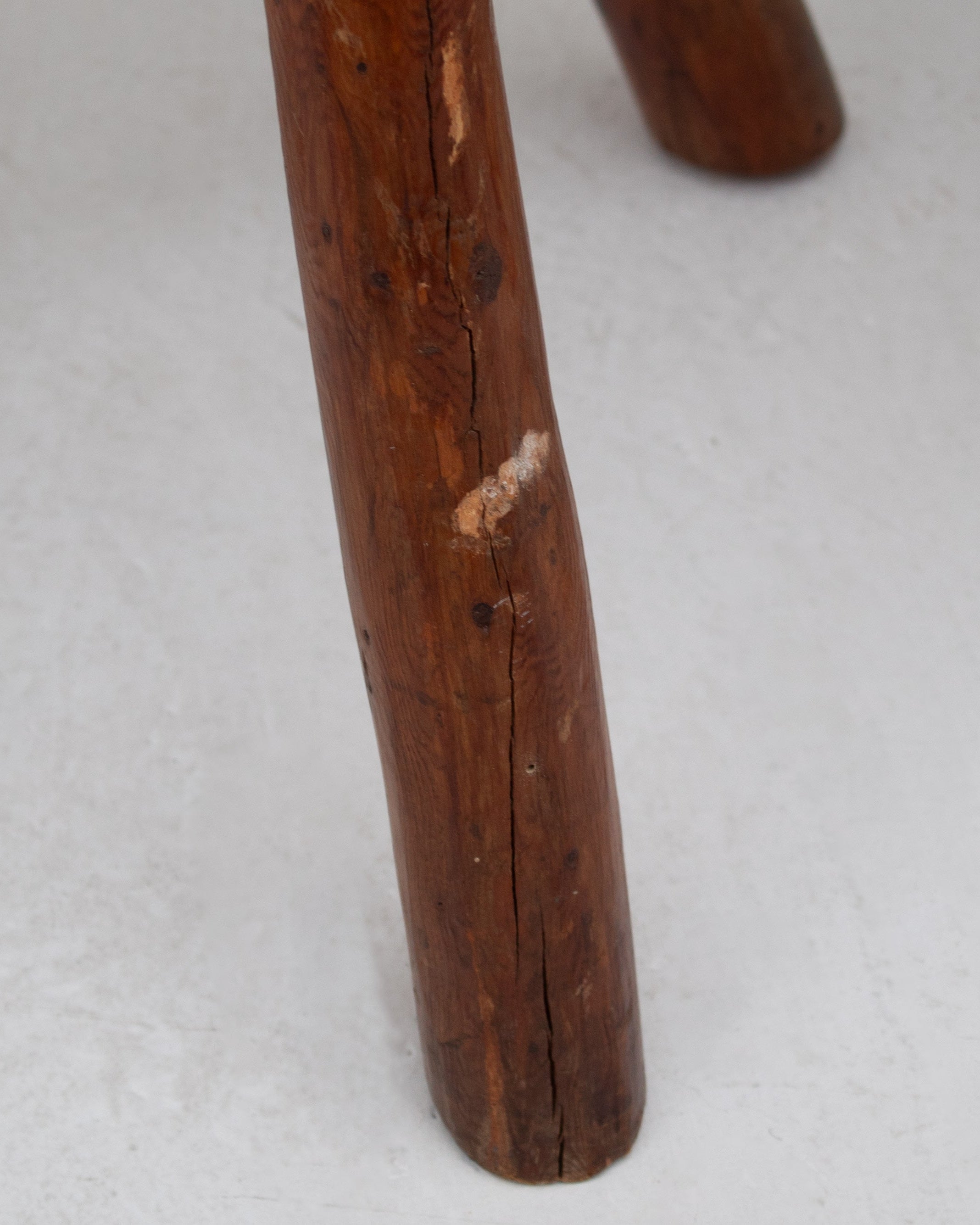Pair Side Table in Wood and Elm