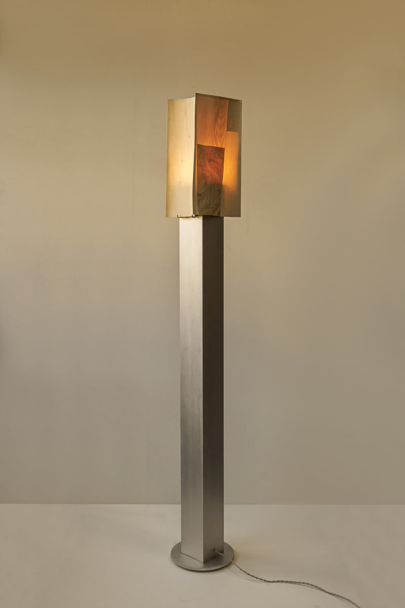 Soft Ply Floor Lamp Series by Sheyang Li | The Oblist — wood and metal design