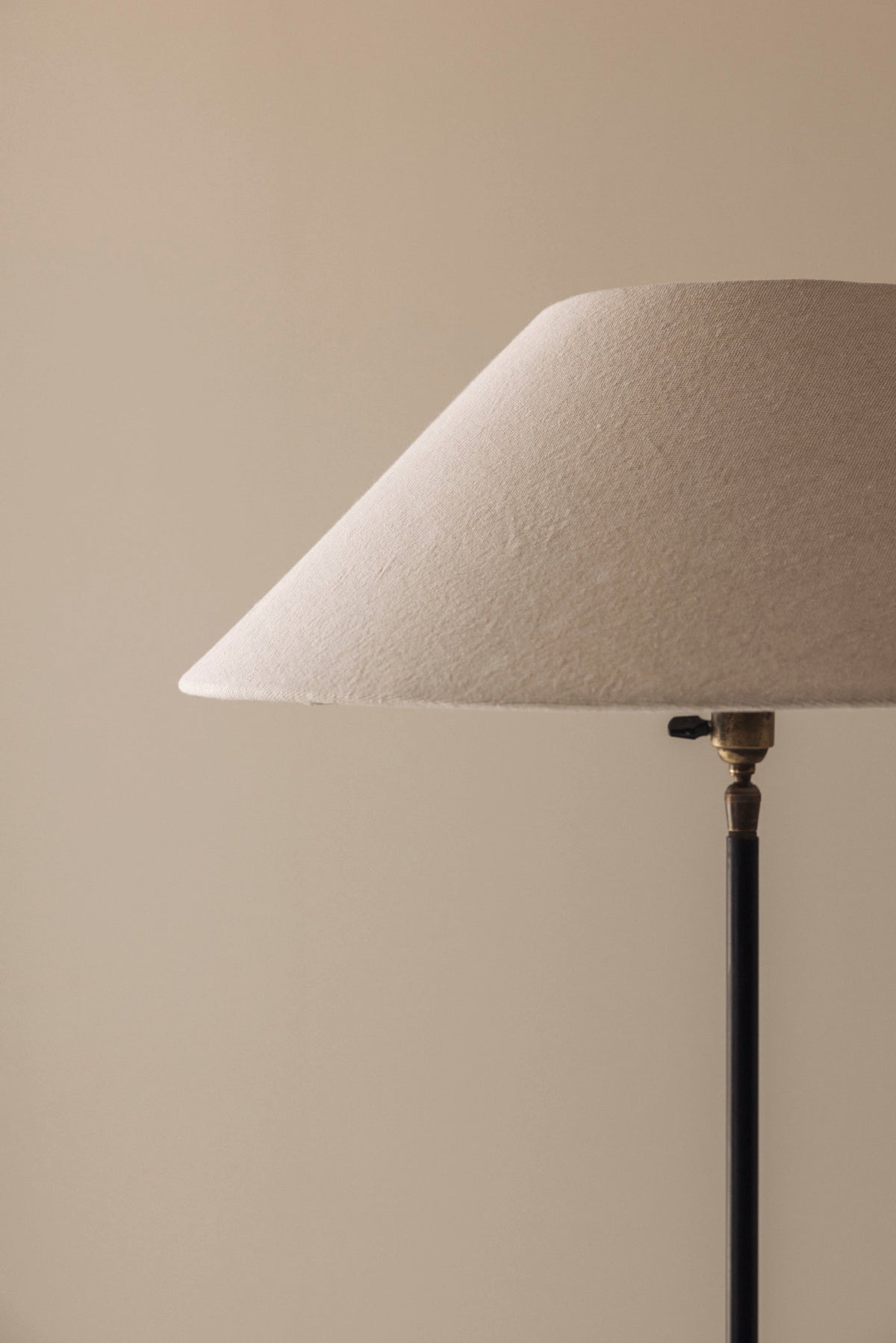 French Sculptural Adjustable Tripod Floor Lamp, 1950s — in context