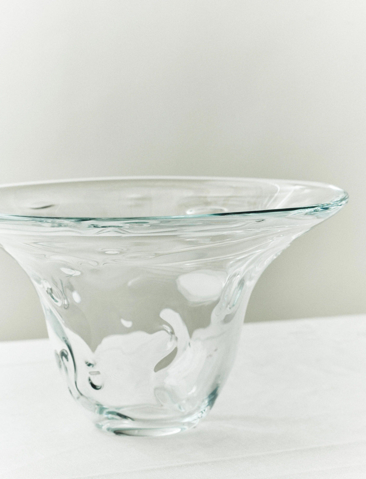 S.R. VINTAGE BOWL DECO CLEAR — side angle
