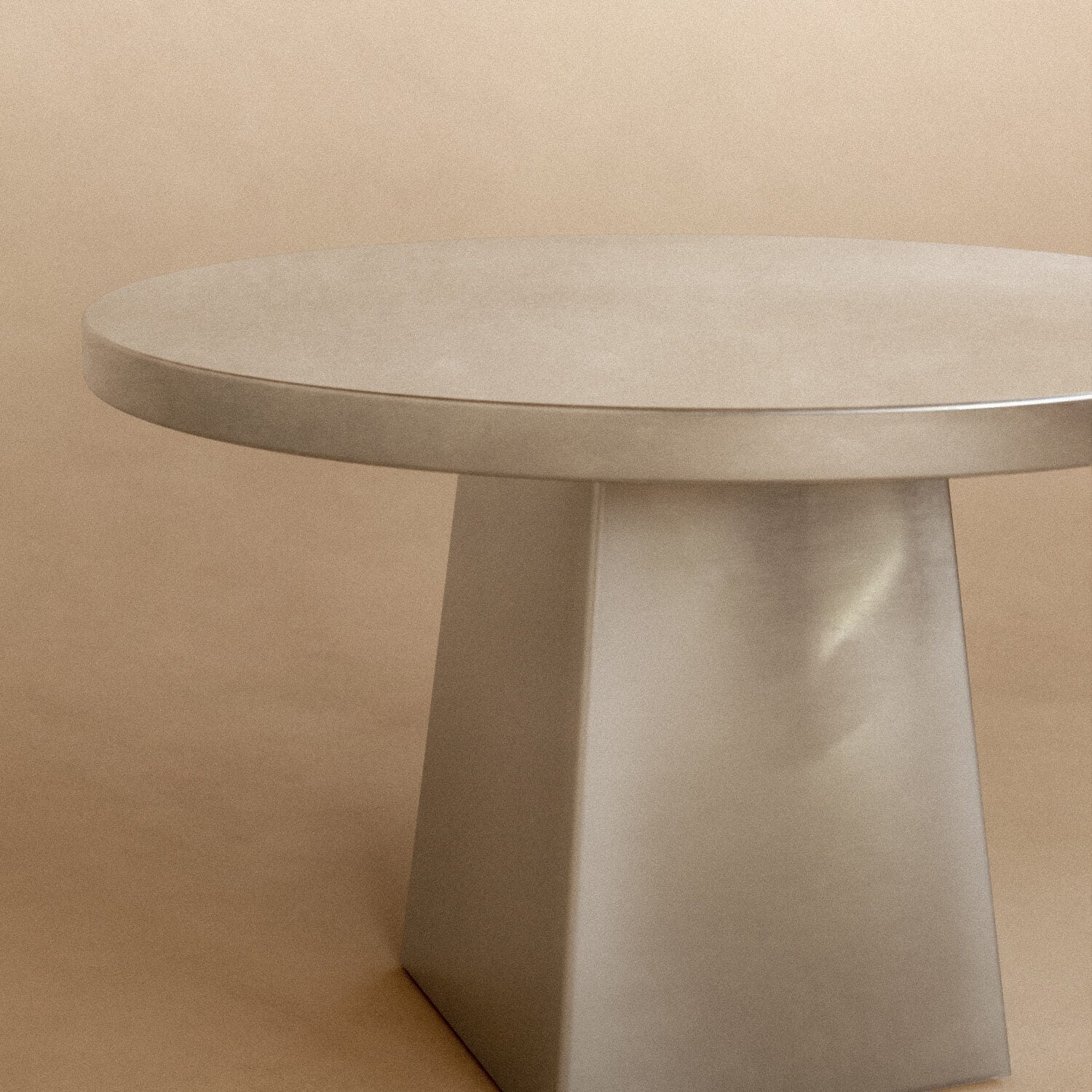Table Ronde en Acier Inoxydable