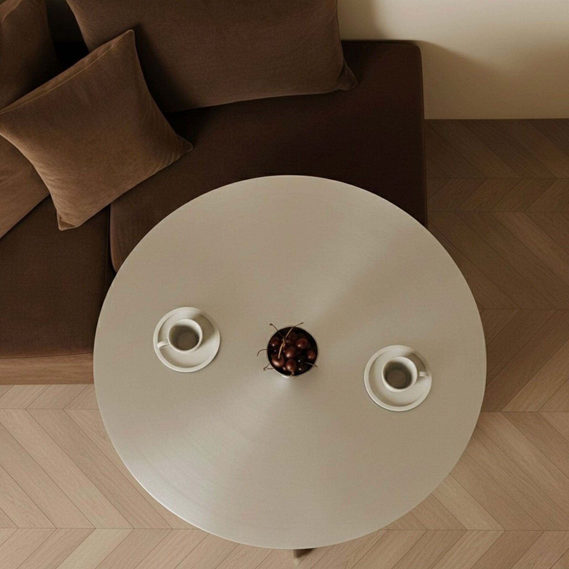 Table Ronde en Acier Inoxydable