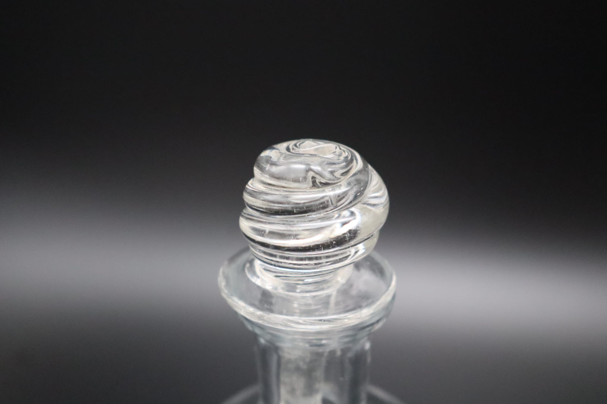 Italian Bottle by Carlo Moretti, 1980s — detail view
