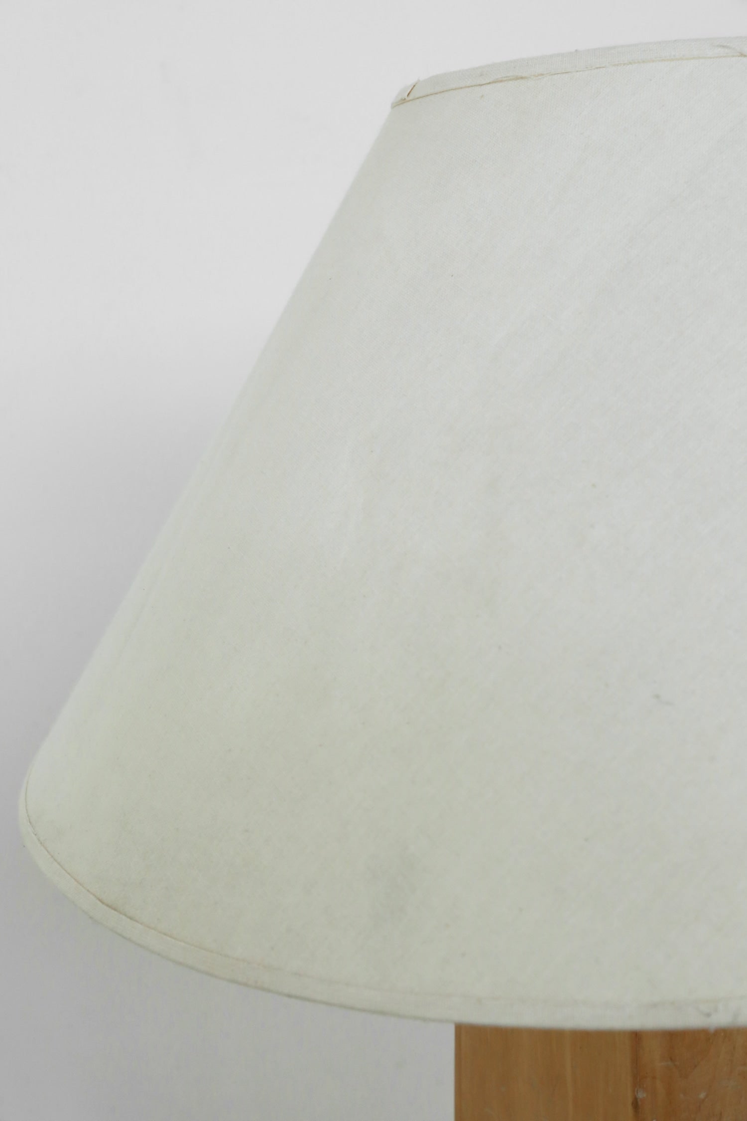 Architectural Wood Floor Lamp — close-up