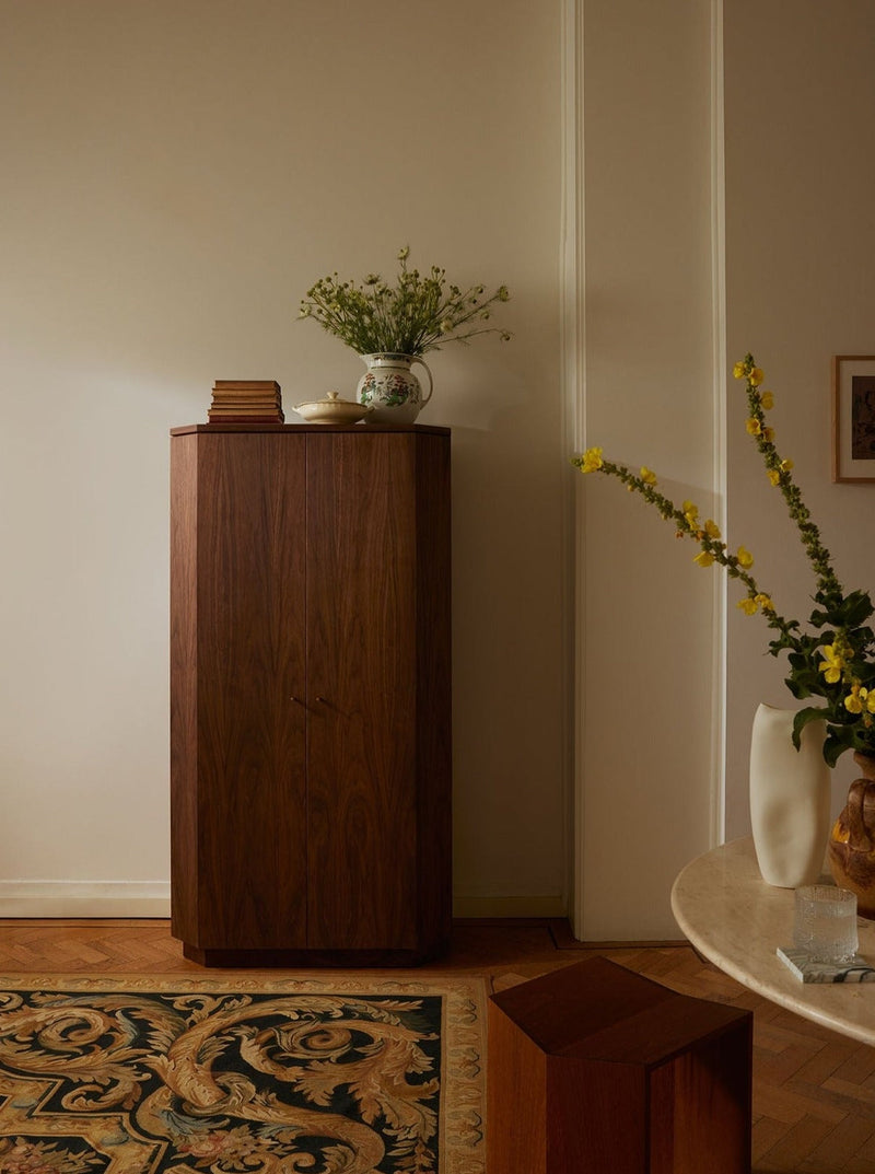 Winston Drinks Cabinet in Walnut and Oak by Lemon | The Oblist