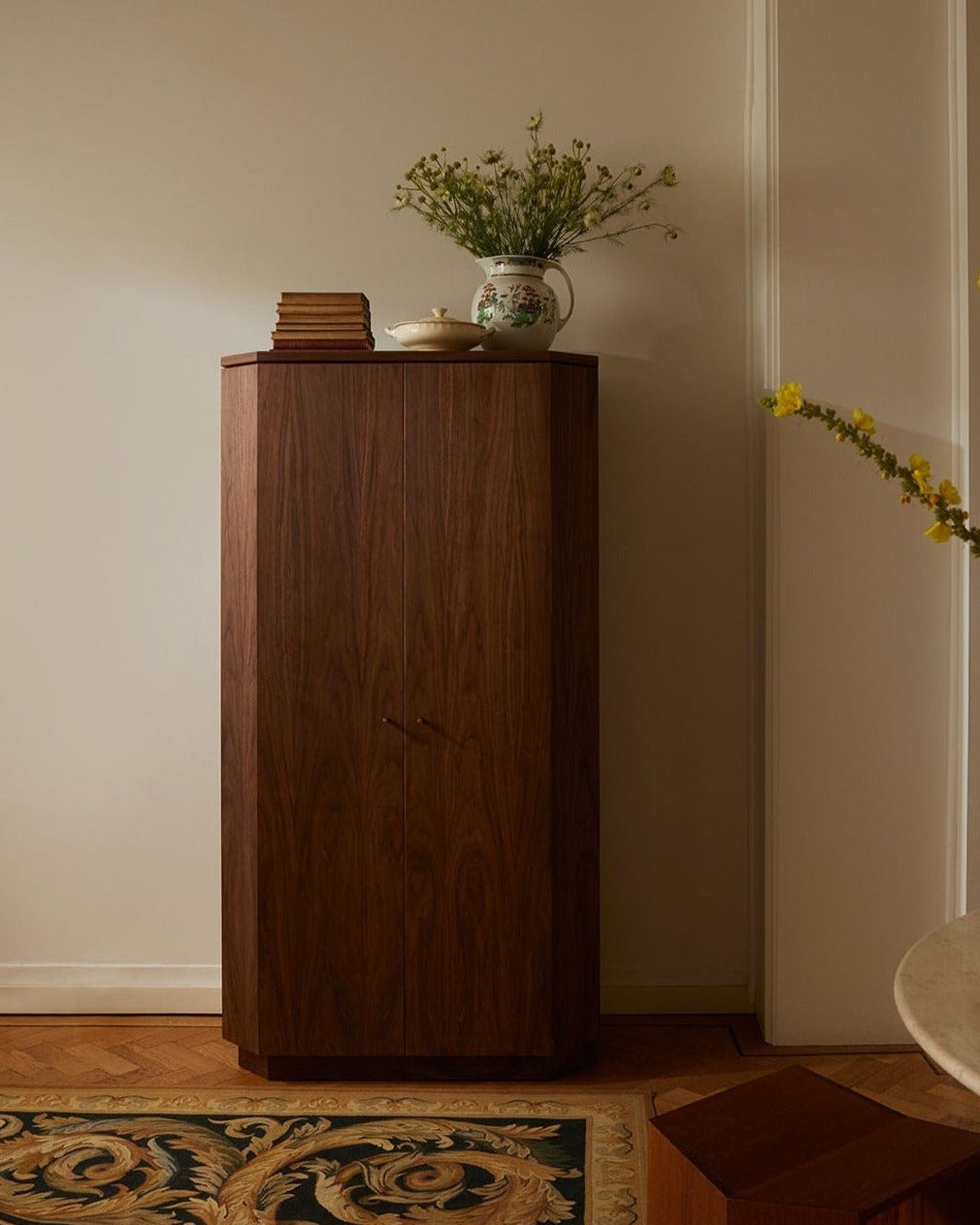 Winston Drinks Cabinet in Walnut and Oak by Lemon | The Oblist