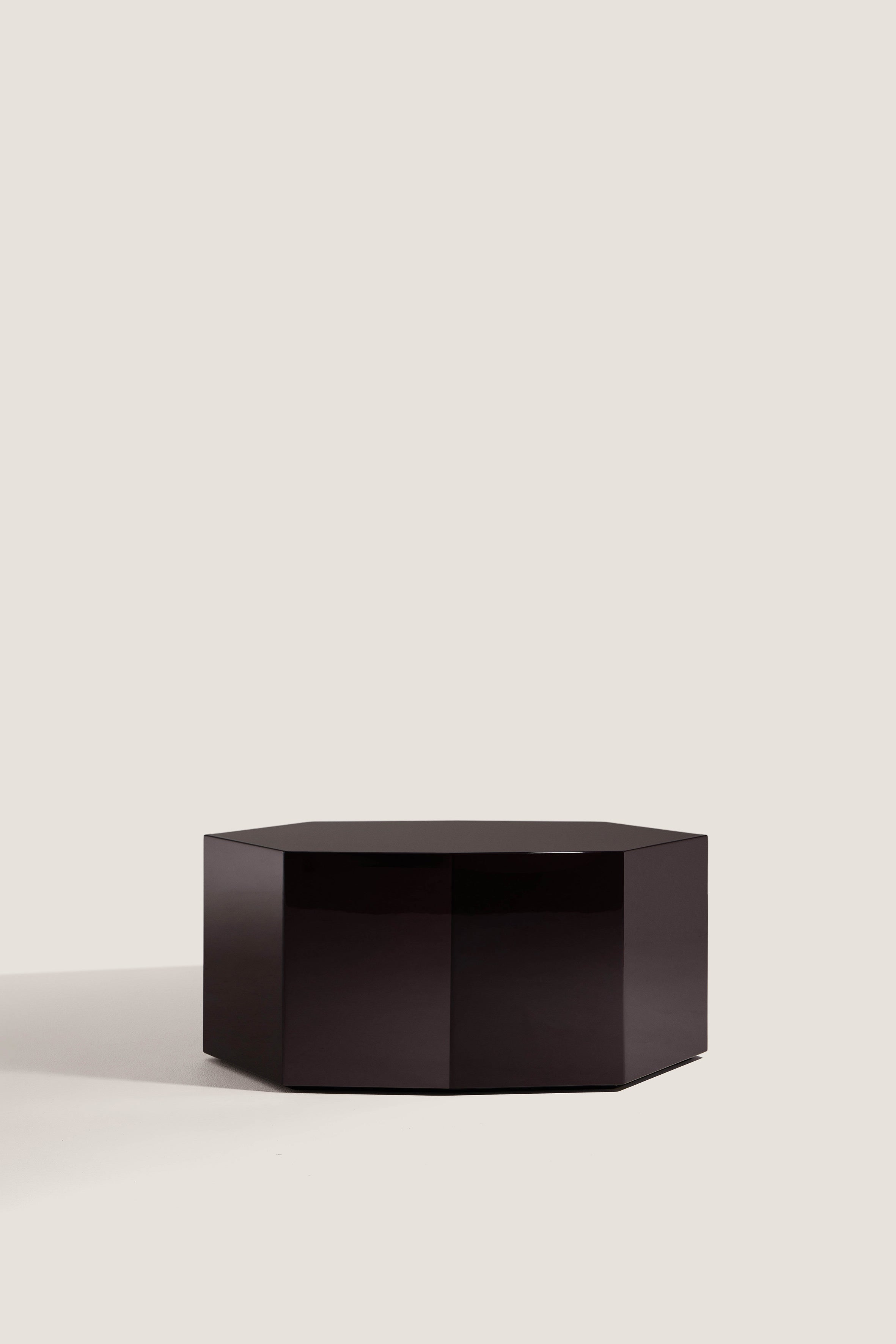 'Ame III' Lacquer Coffee Table — side angle