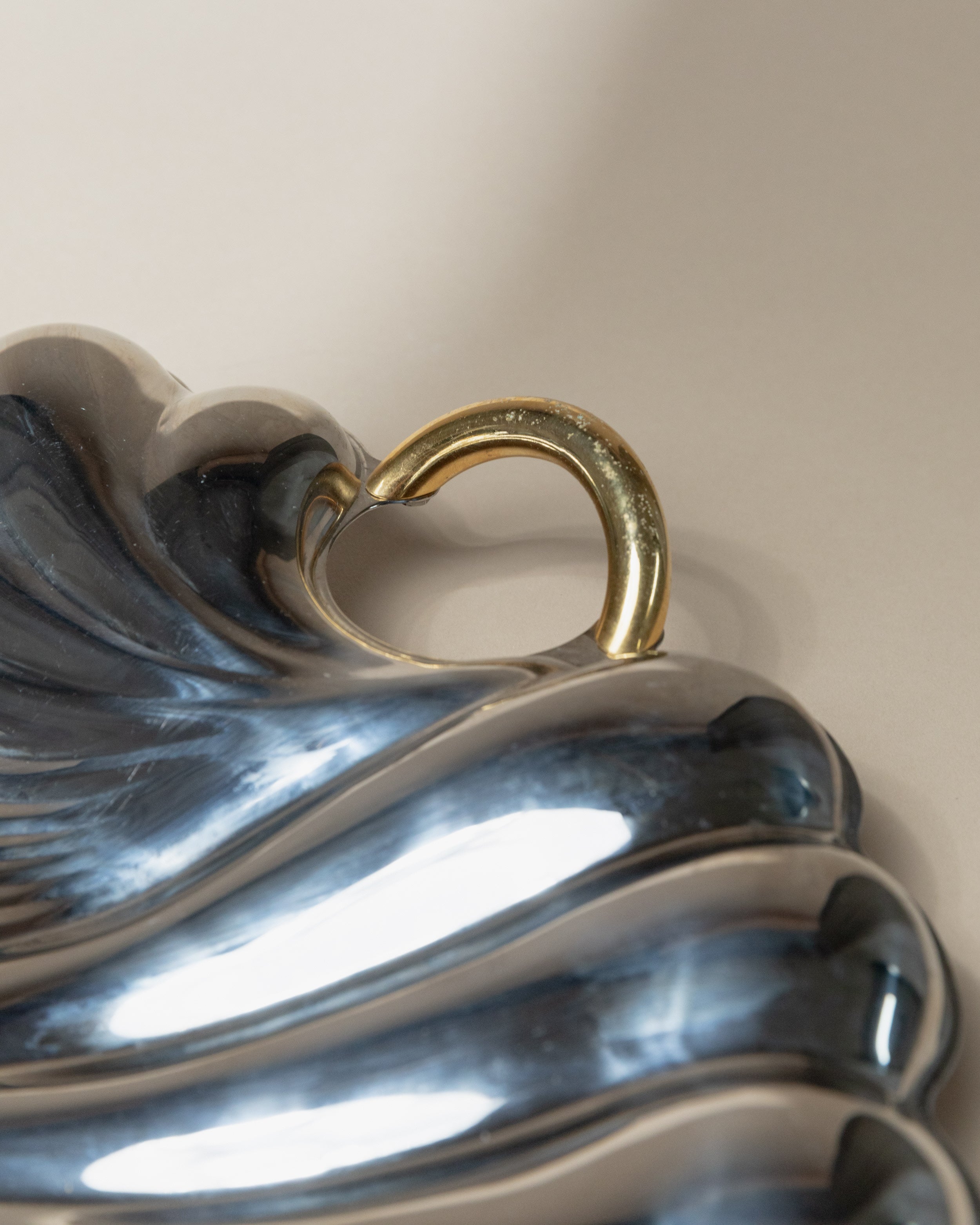 Stainless Steel Tray, Becchetti Design, 80s