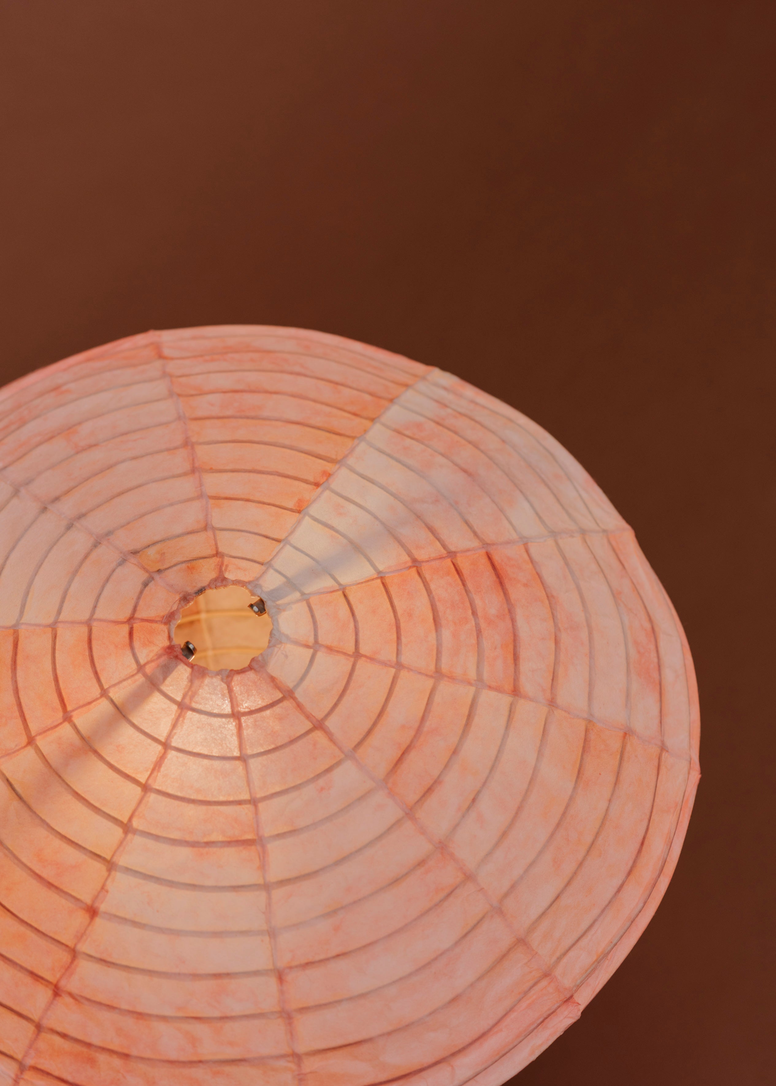 Peach Sky Table Lamp — side angle