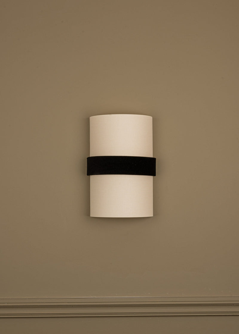 'Duono' Black Velvet Wall Light by Simone & Marcel | The Oblist