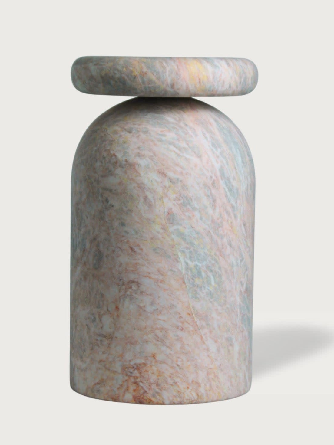 Cult Stool/ Side Table, Marble or Onyx by Panorammma — variant detail