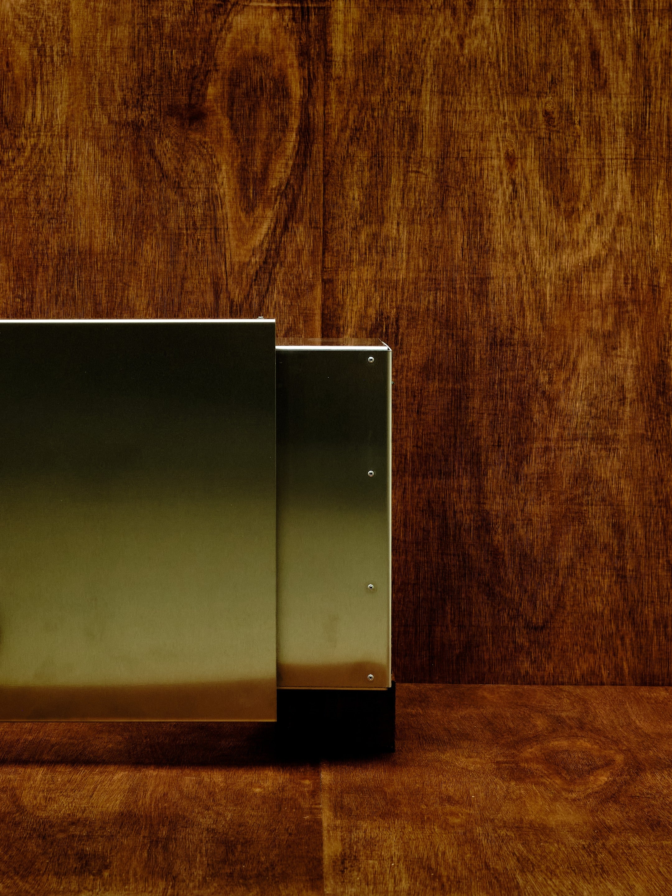 Medicine Cabinet - Metal and Wood — alternate view
