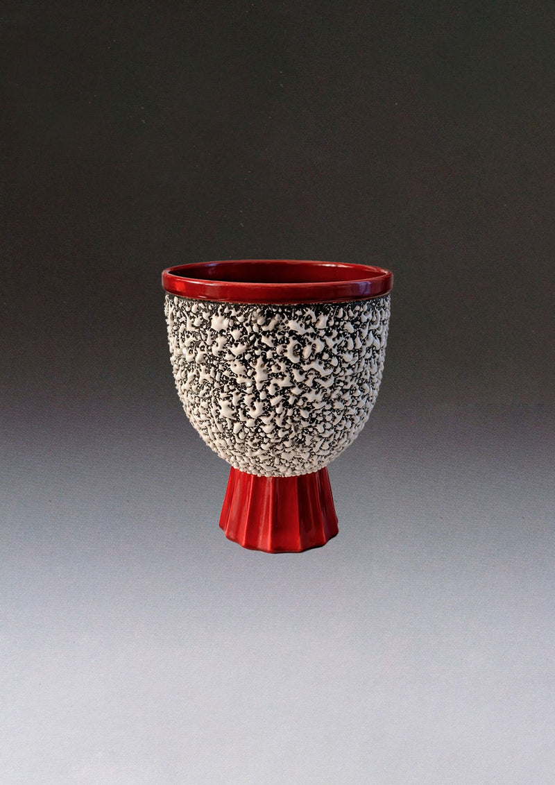 Art Deco Ceramic Oxblood vase By Paul Millet Manufacture de Sevres by STUDIO ASAC | The Oblist