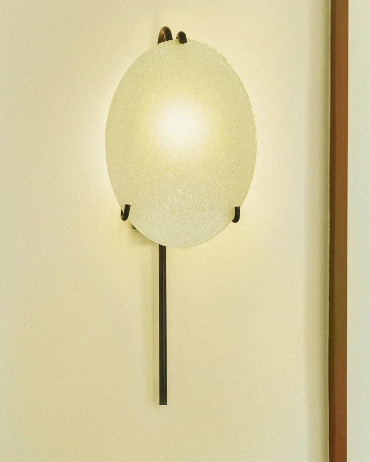 MOON LANTERN - WHITE GLASS — detail view