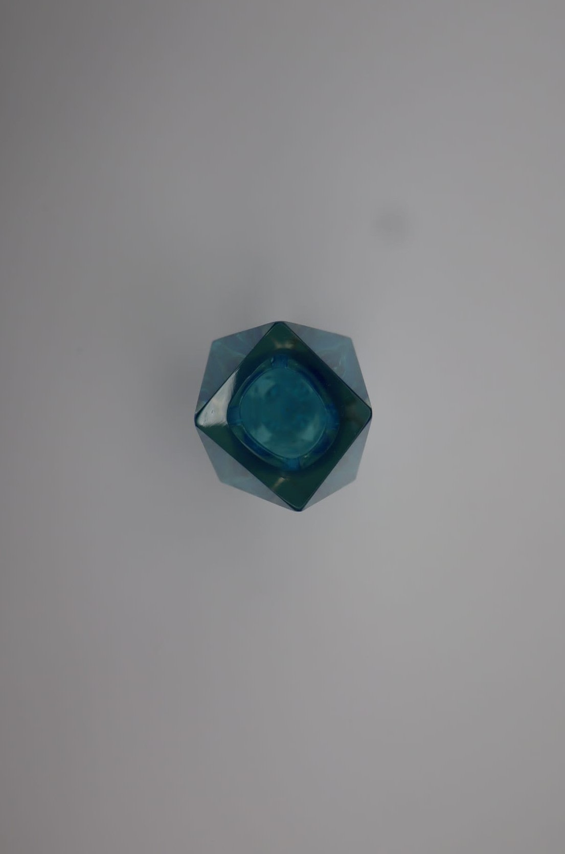 Blue vase by Flavio Poli for Seguso, Italy, 1980s — alternate view