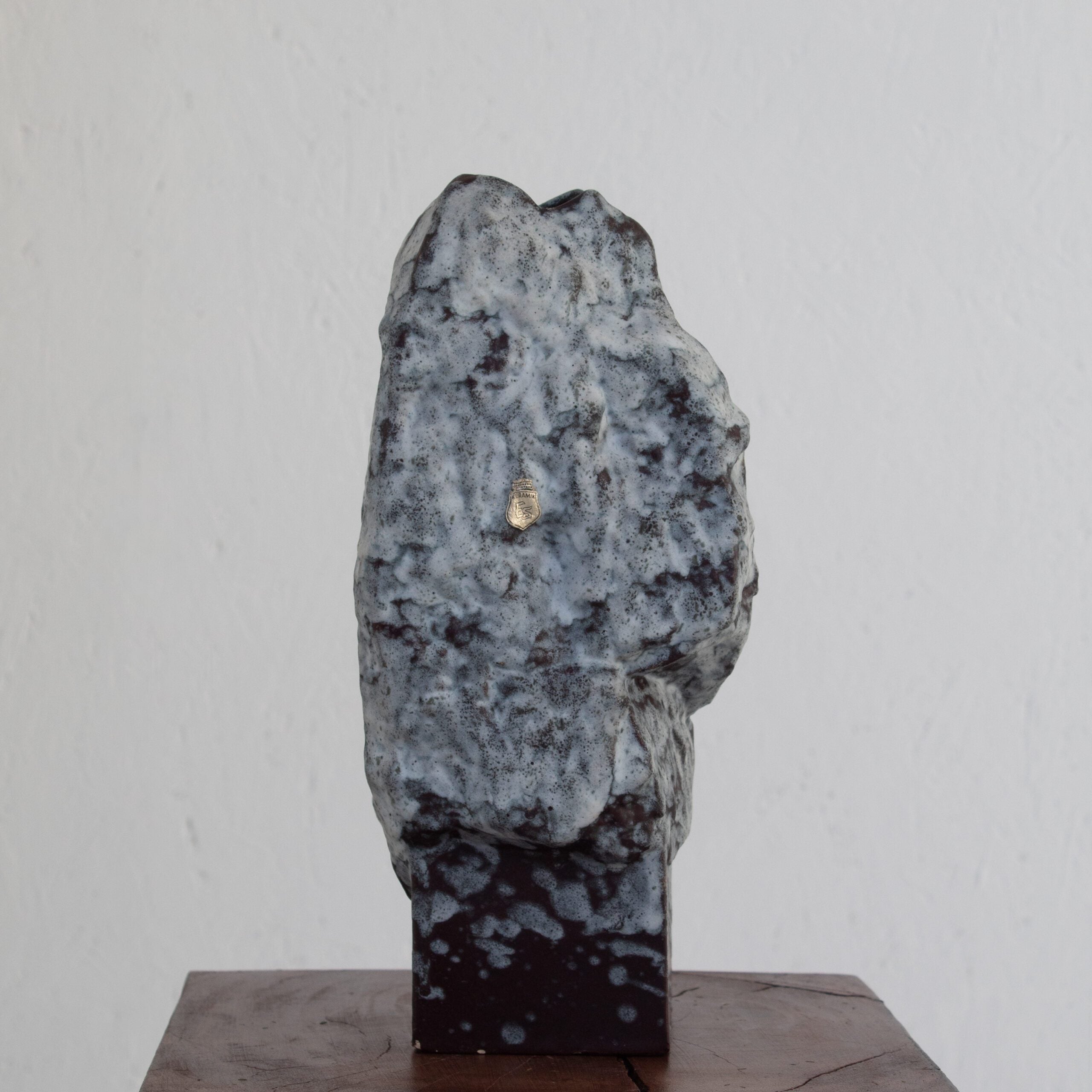 German Ceramic Vase with Sculptural Form — lifestyle setting