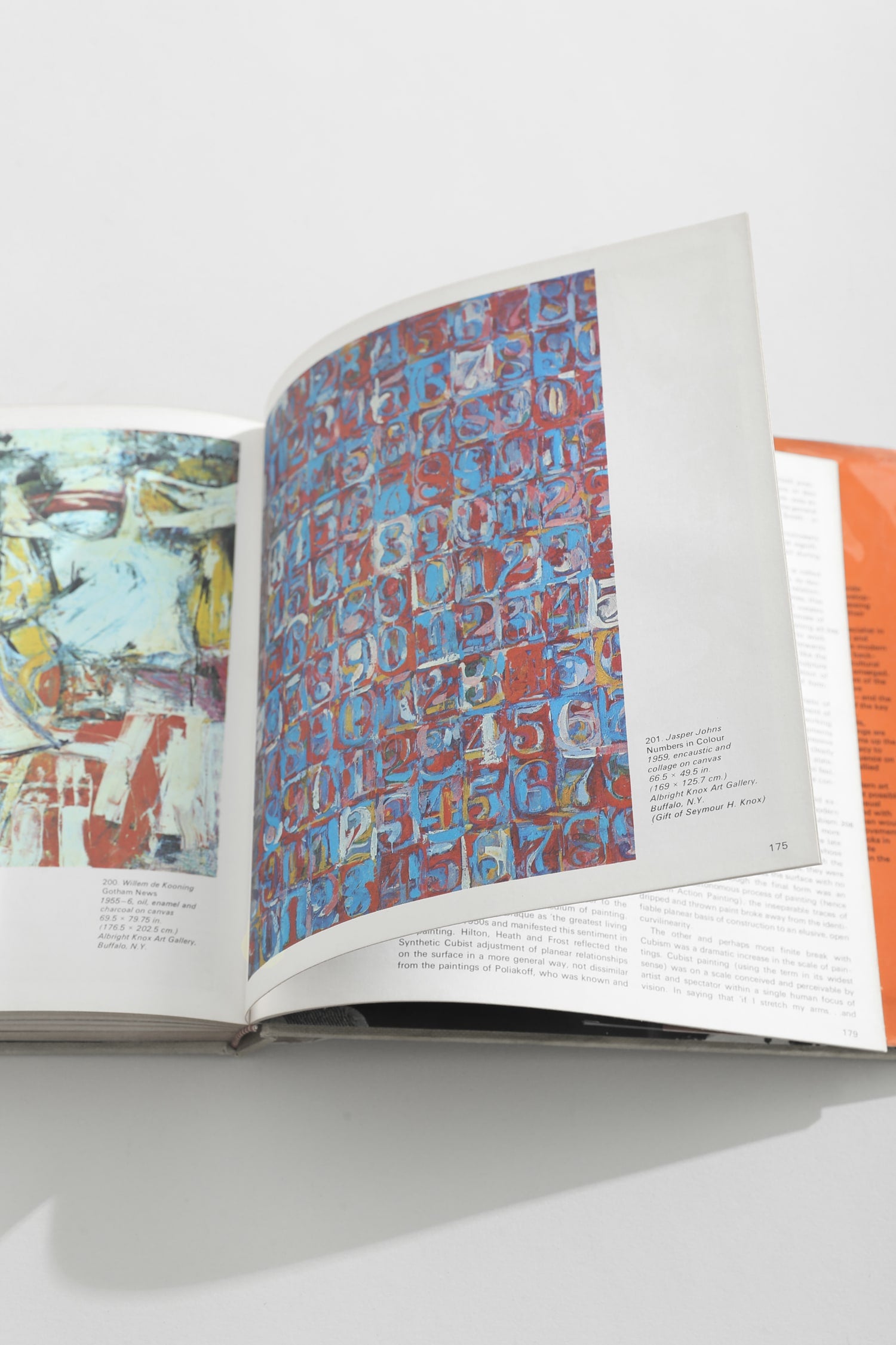 Cubism Book — top view of open pages with colorful artwork