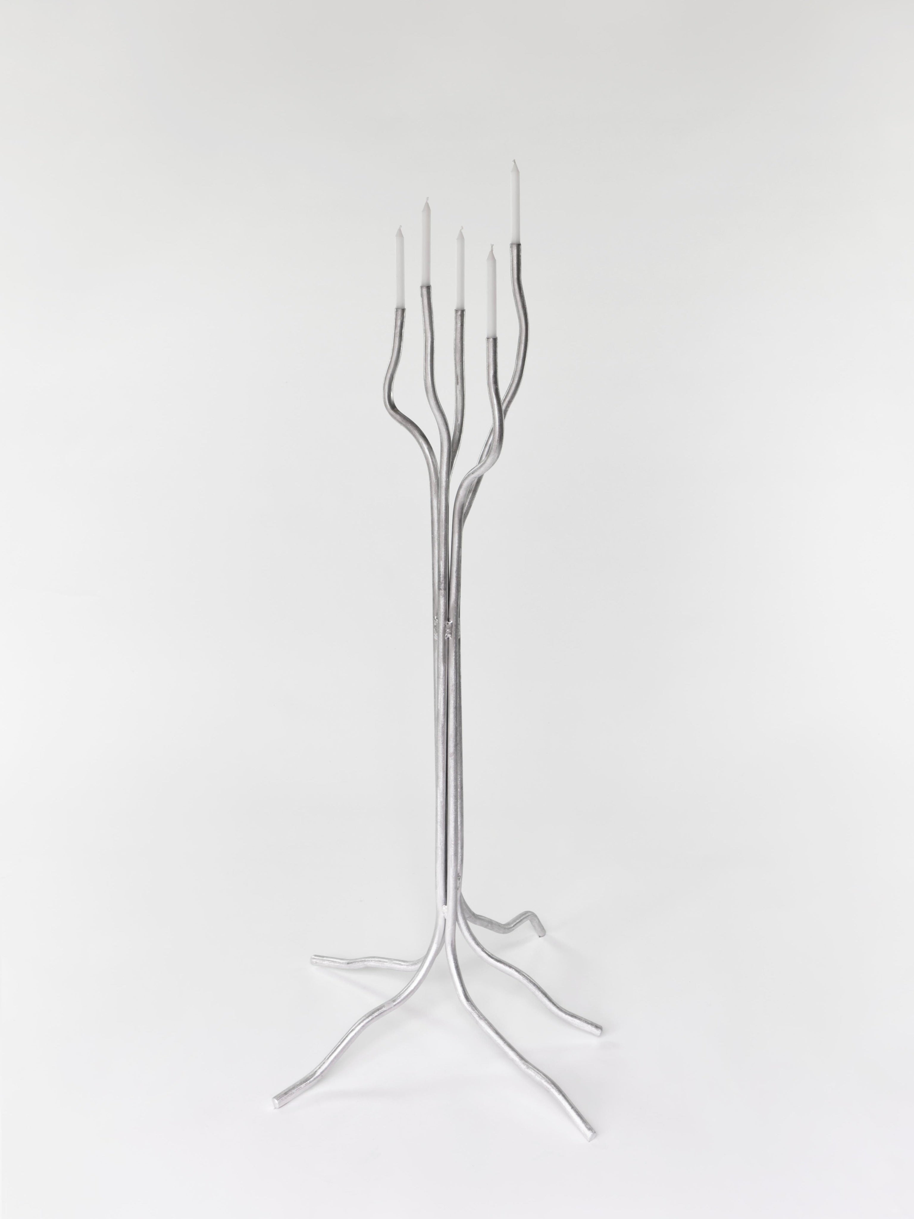 Tall Aluminum Candelabra by Six Dots Design | The Oblist