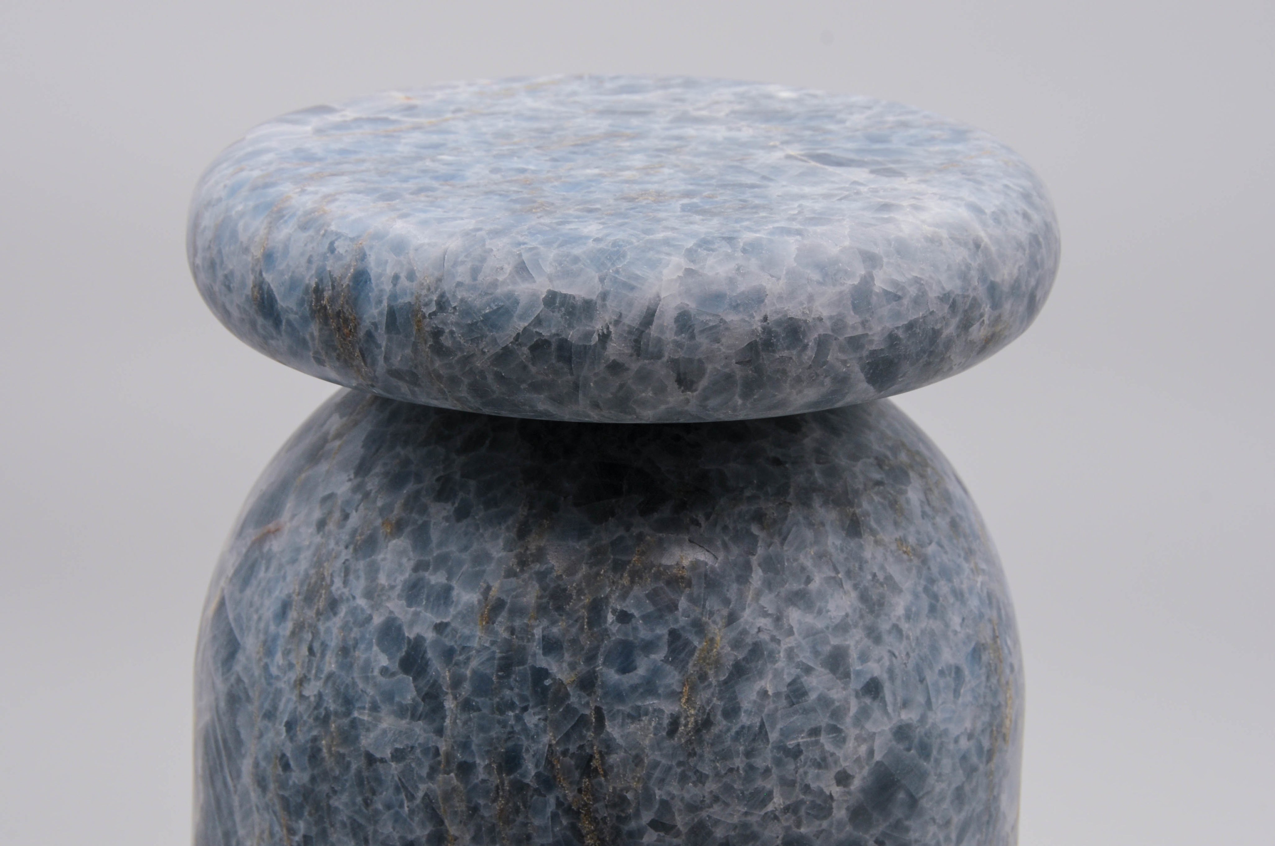 Cult Stool/ Side Table, Marble or Onyx — view 9