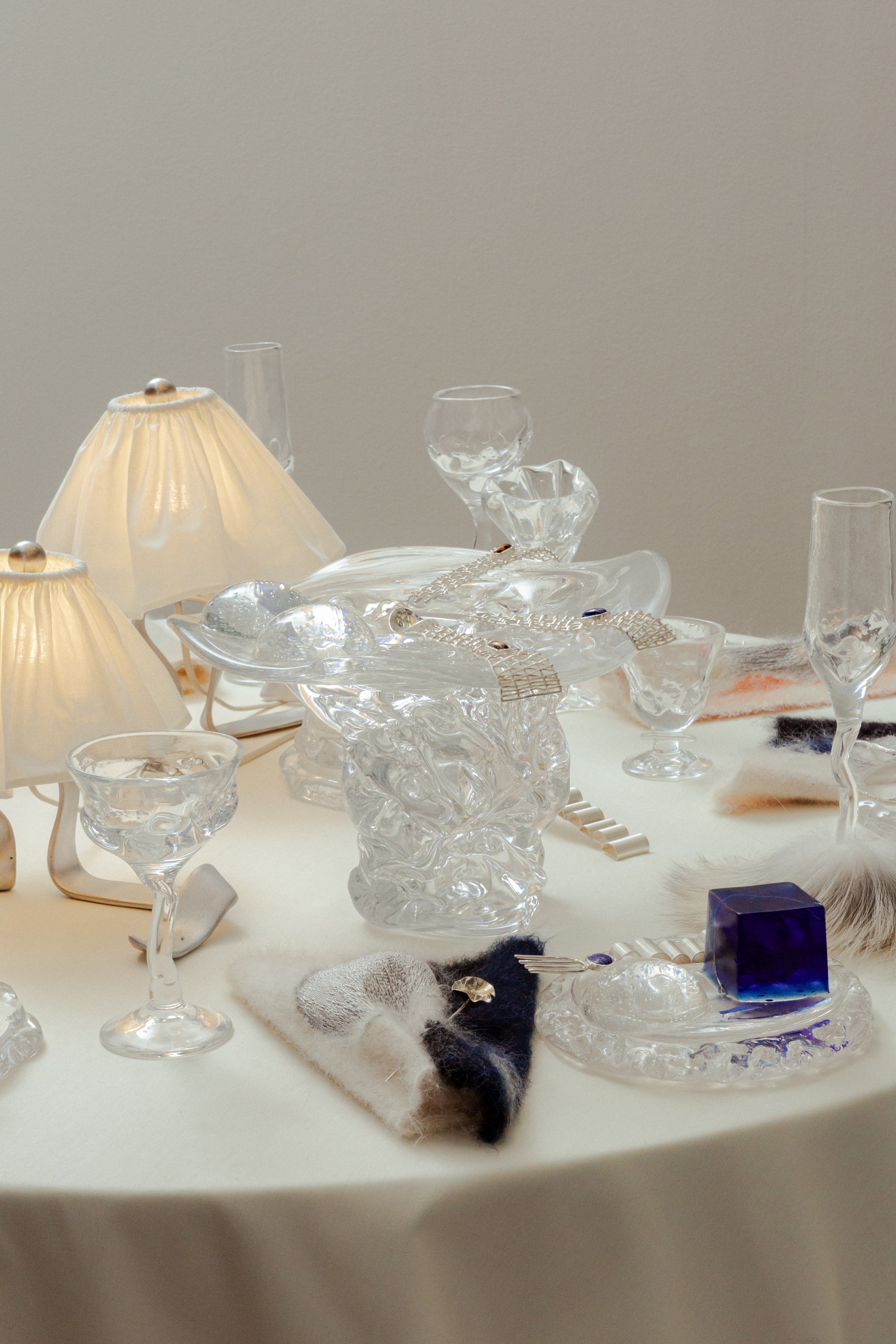 Blown Organic Platter — detail view