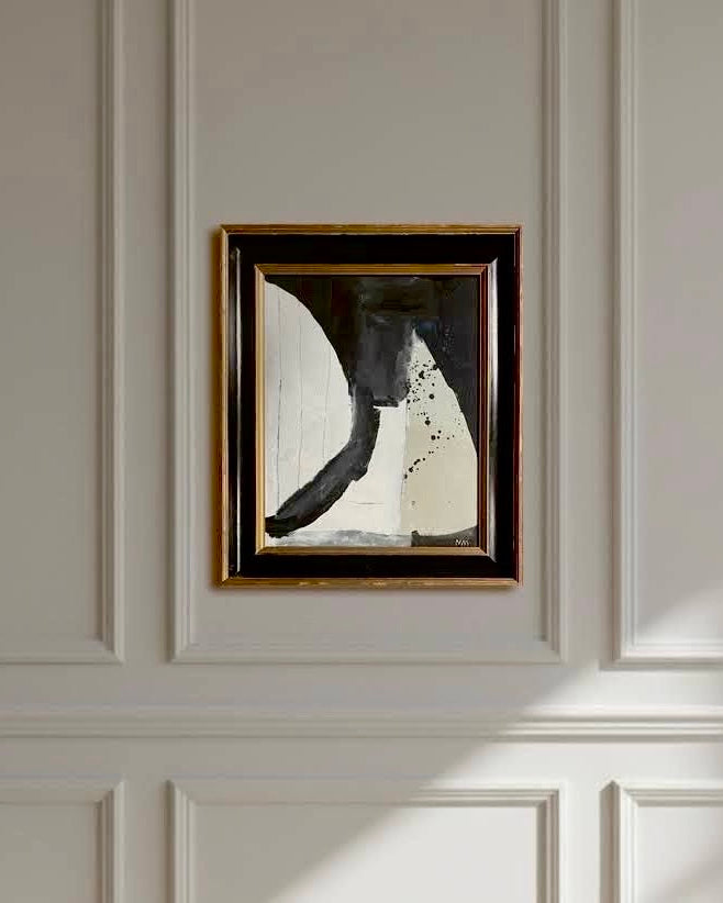 "Narragansett IX"  Ink, Acrylic and Charcoal on Canvas