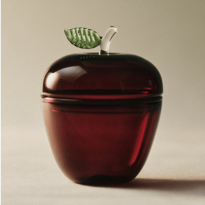 La Pomme by Sophie Lou Jacobsen | The Oblist — handcrafted glass, red apple design