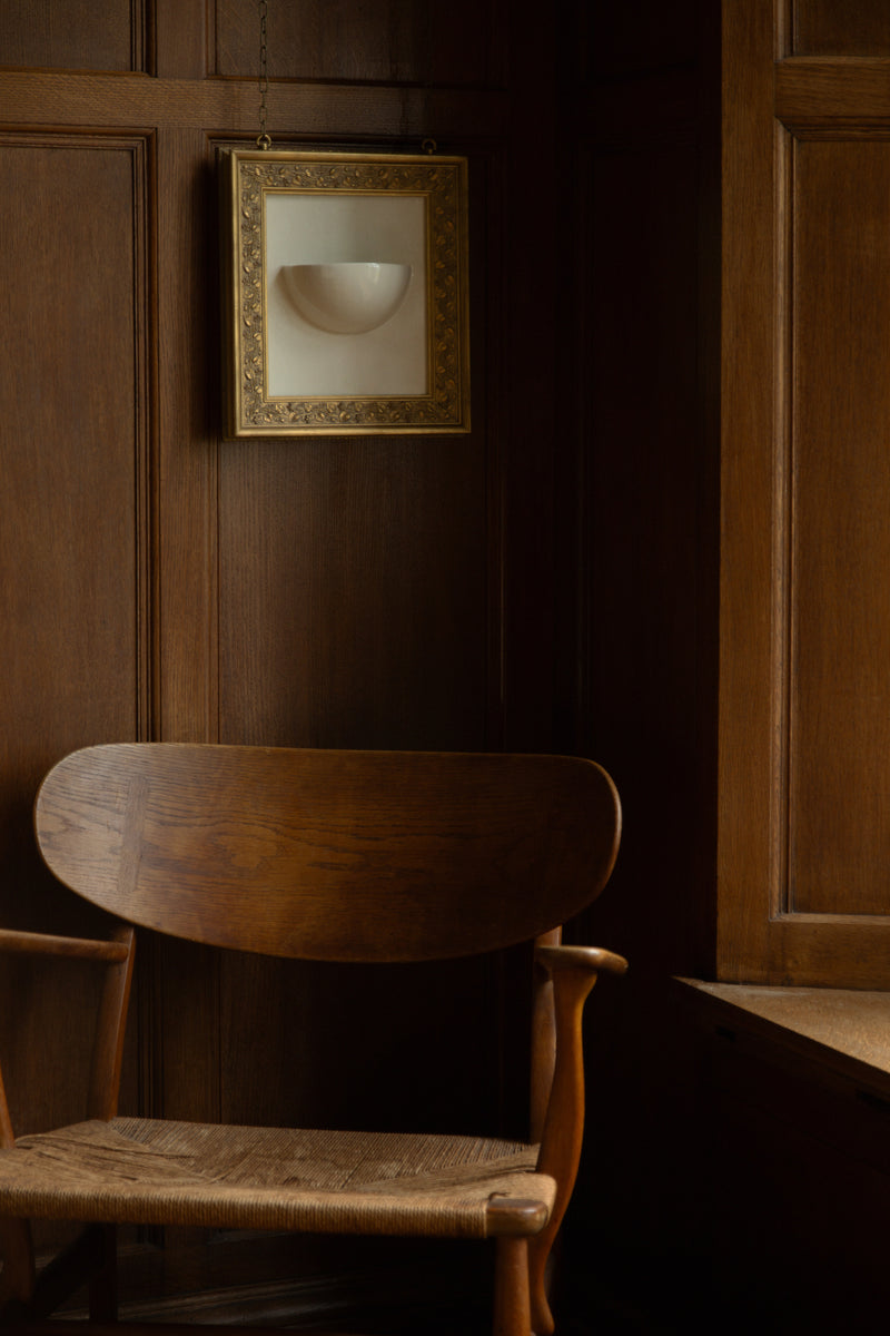 Clea Sconce by Huey Lightshop | The Oblist — white ceramic wall light