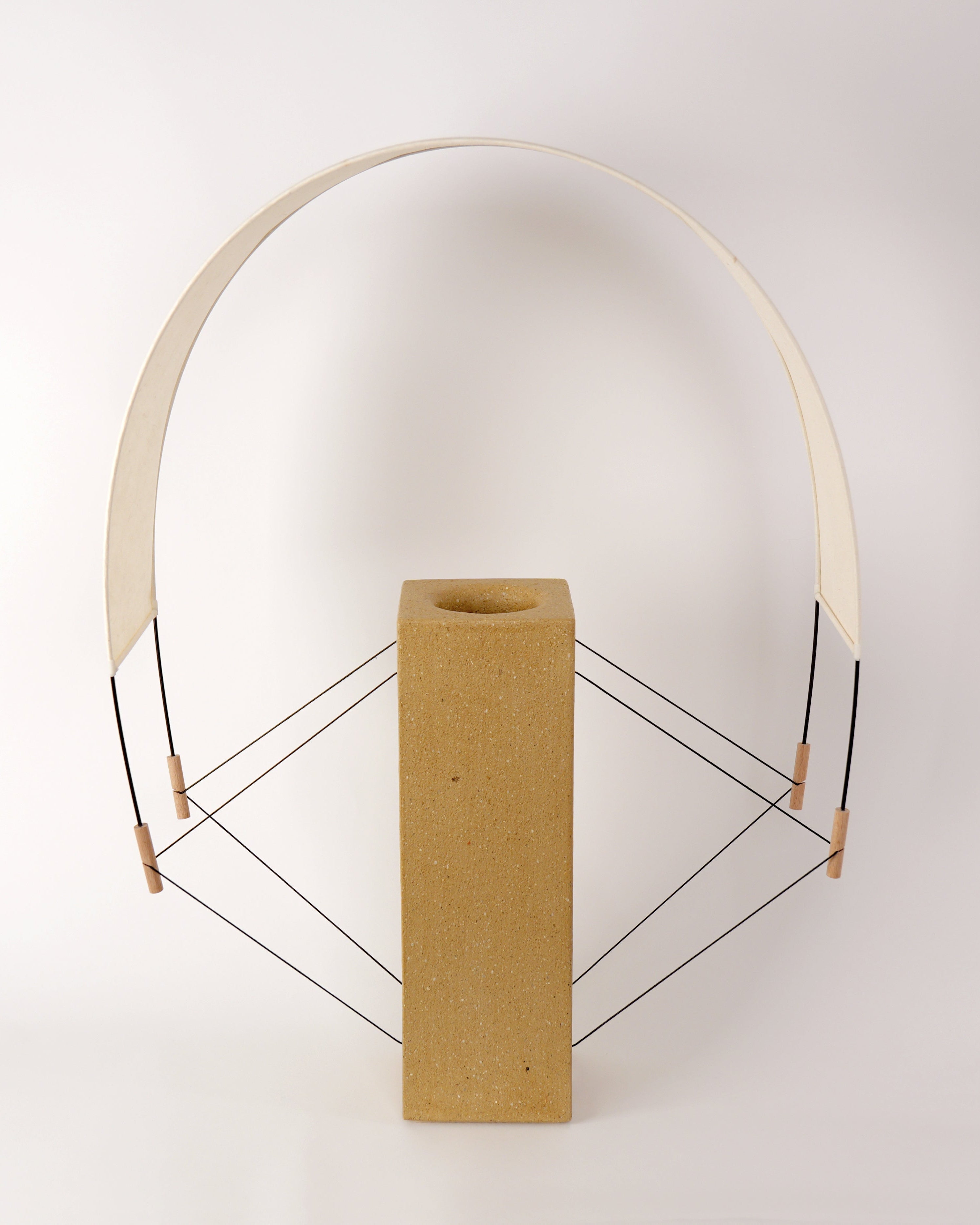 Lumia - Raw Clay Table Lamp