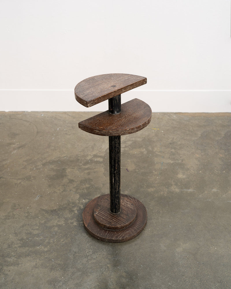 Modernist Cerused Oak Side Table by Tom Bogle | The Oblist